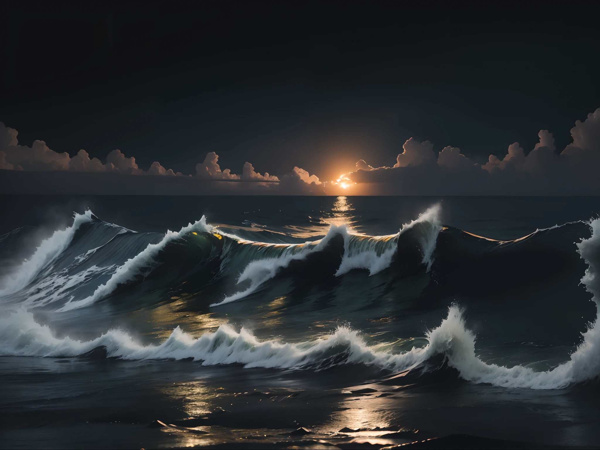 4K, melhor qualidade, obra-prima, ultra alta res, (fotorrealista: 1.4), foto crua, Homens bons, The Last Wave, crying how brilliant, His fragile deeds may have danced in a green bay, Raiva, raiva contra a morte da luz., pixel sorting,