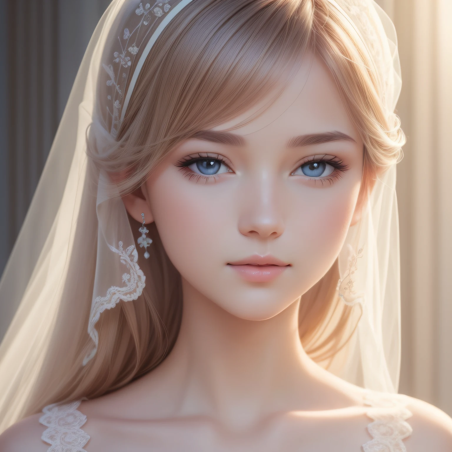 extremely delicate face,soft clean focus, Realistic lighting and shading, (an extremely delicate and beautiful art)1.3, Elegant, (Pastel colors)1.2,