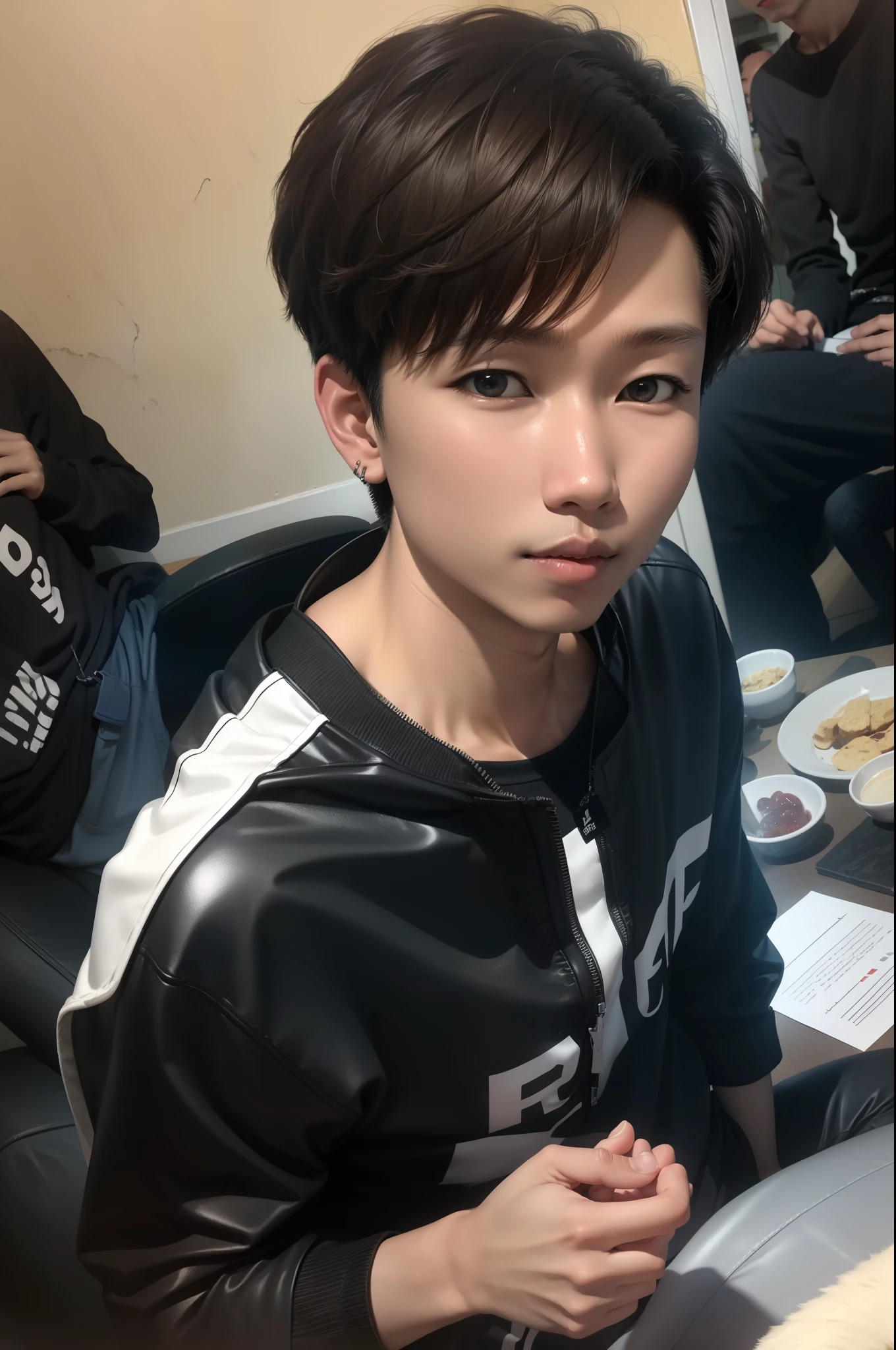 1boy,solo person,sportrait,Realistis,Realiy,Light,