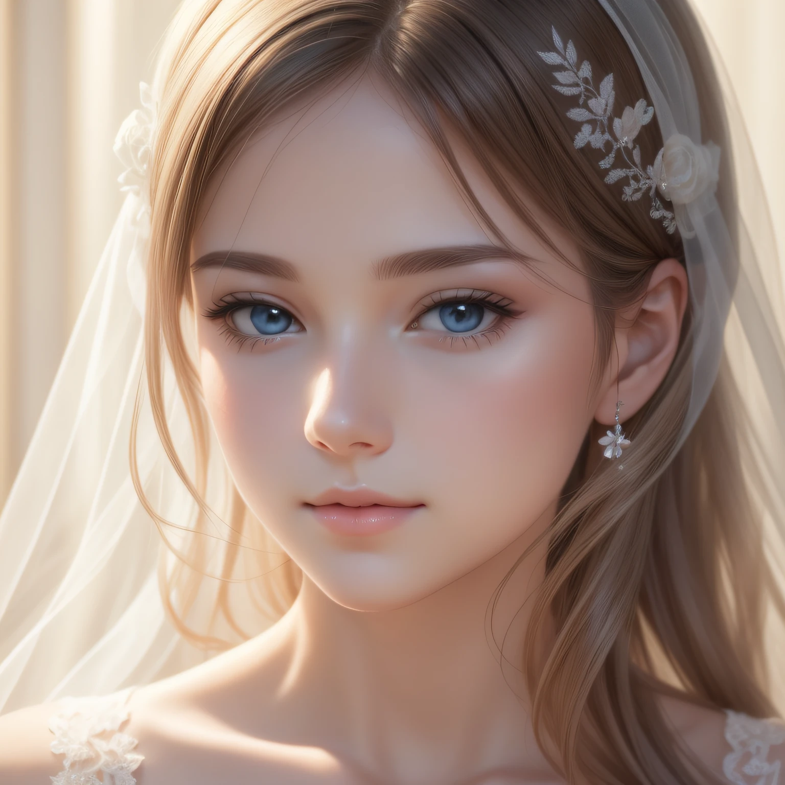 extremely delicate face,soft clean focus, Realistic lighting and shading, (an extremely delicate and beautiful art)1.3, Elegant, (Pastel colors)1.2,