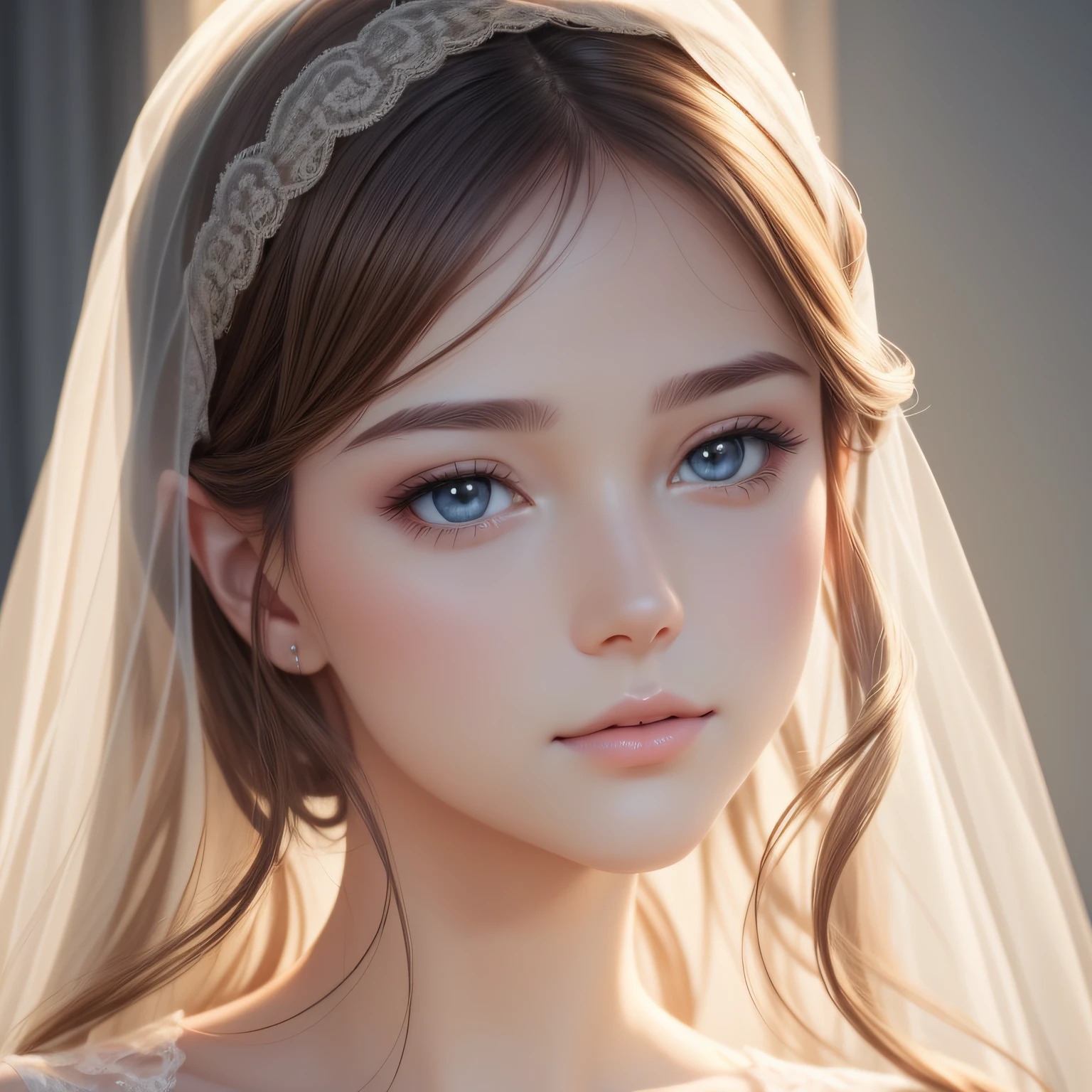 extremely delicate face,soft clean focus, Realistic lighting and shading, (an extremely delicate and beautiful art)1.3, Elegant, (Pastel colors)1.2,