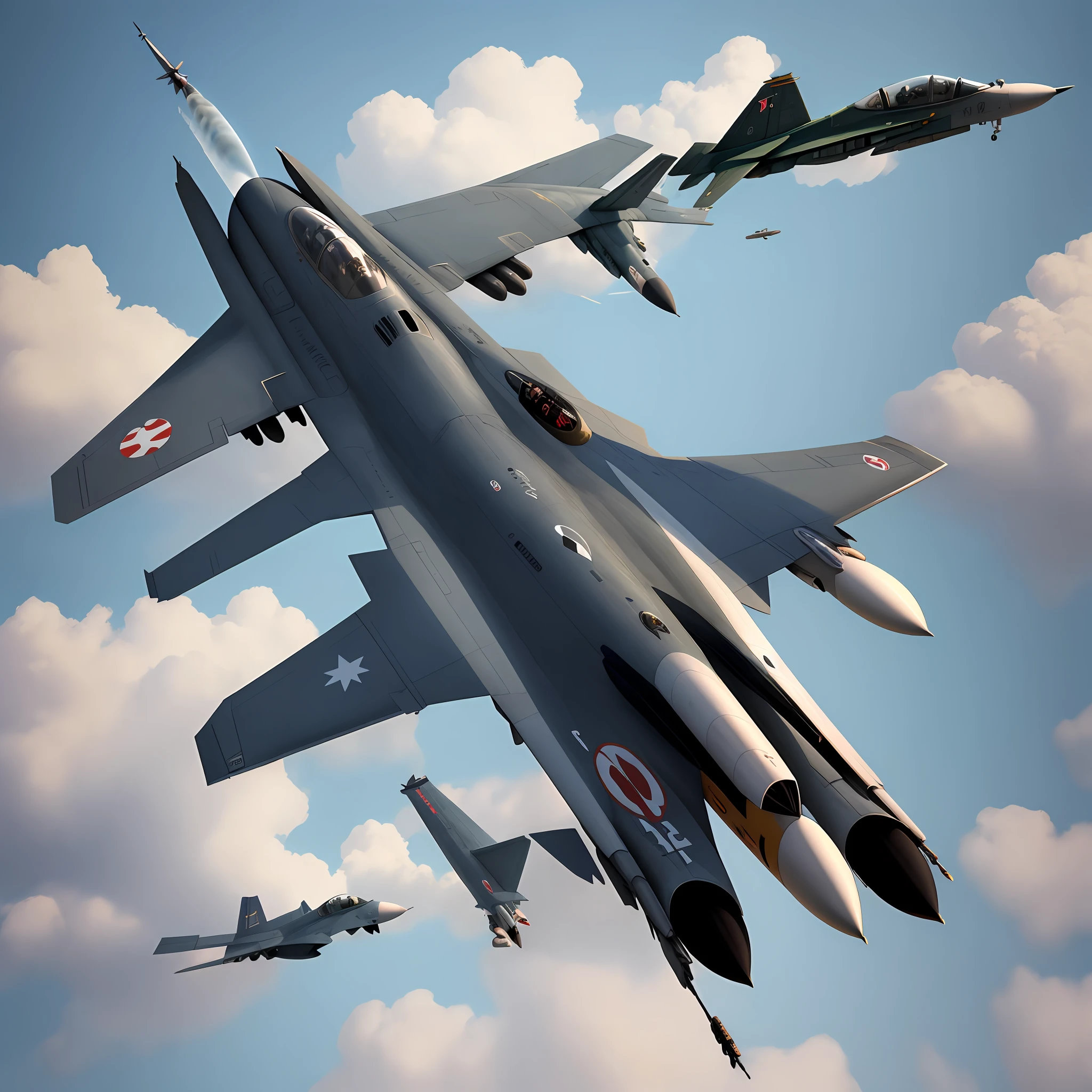fighter jets