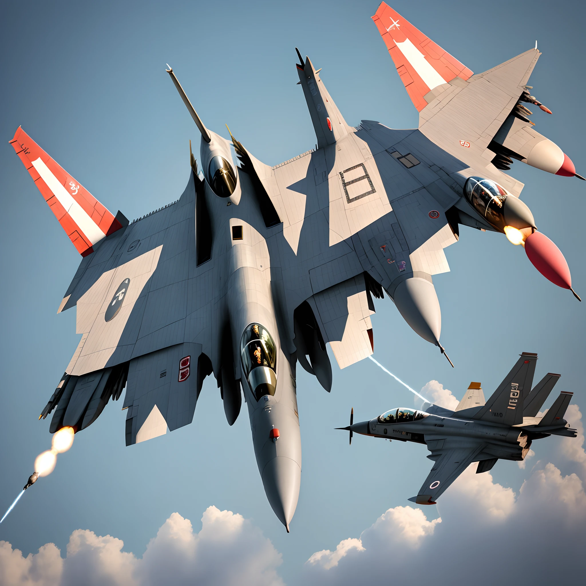 fighter jets