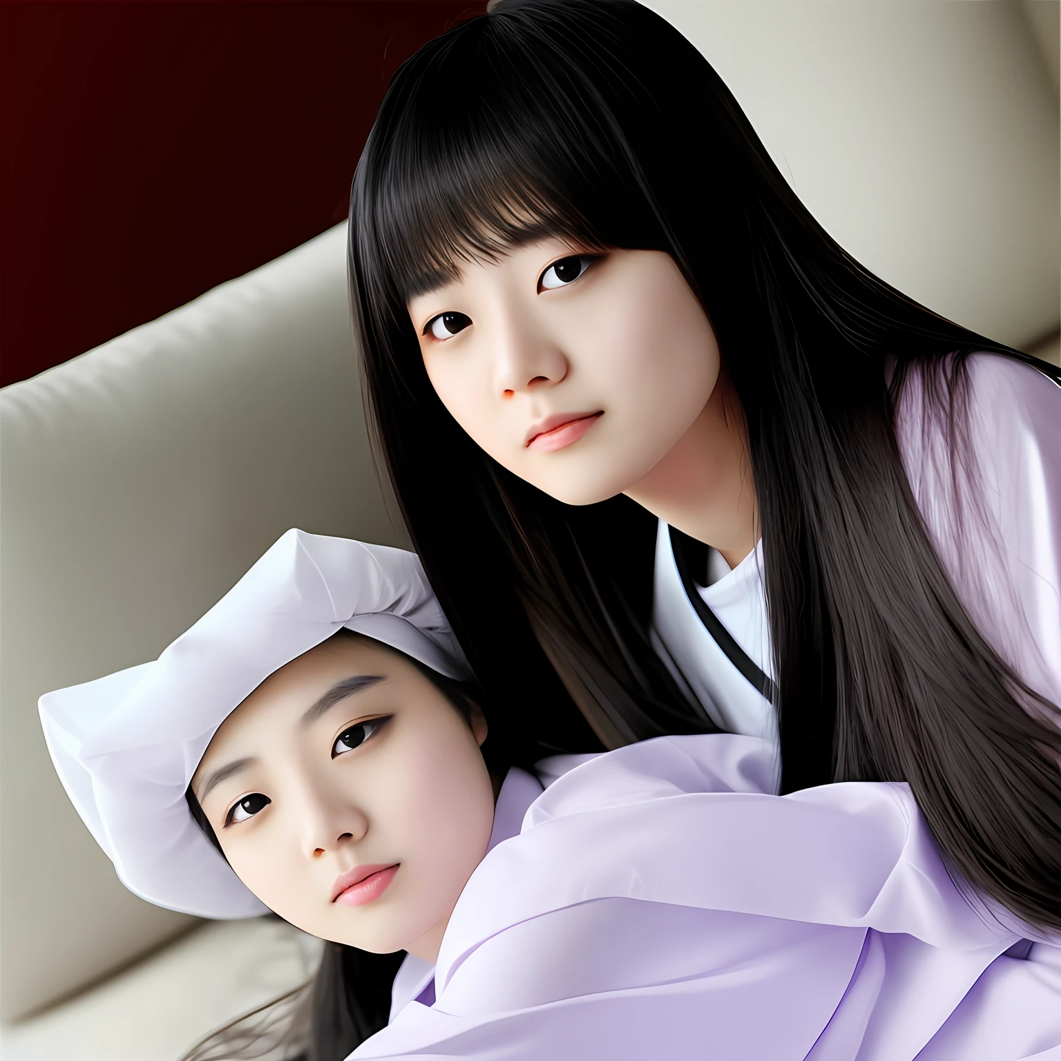 Lesbian,photorealestic,ChineseGirl,Super high appearance --auto