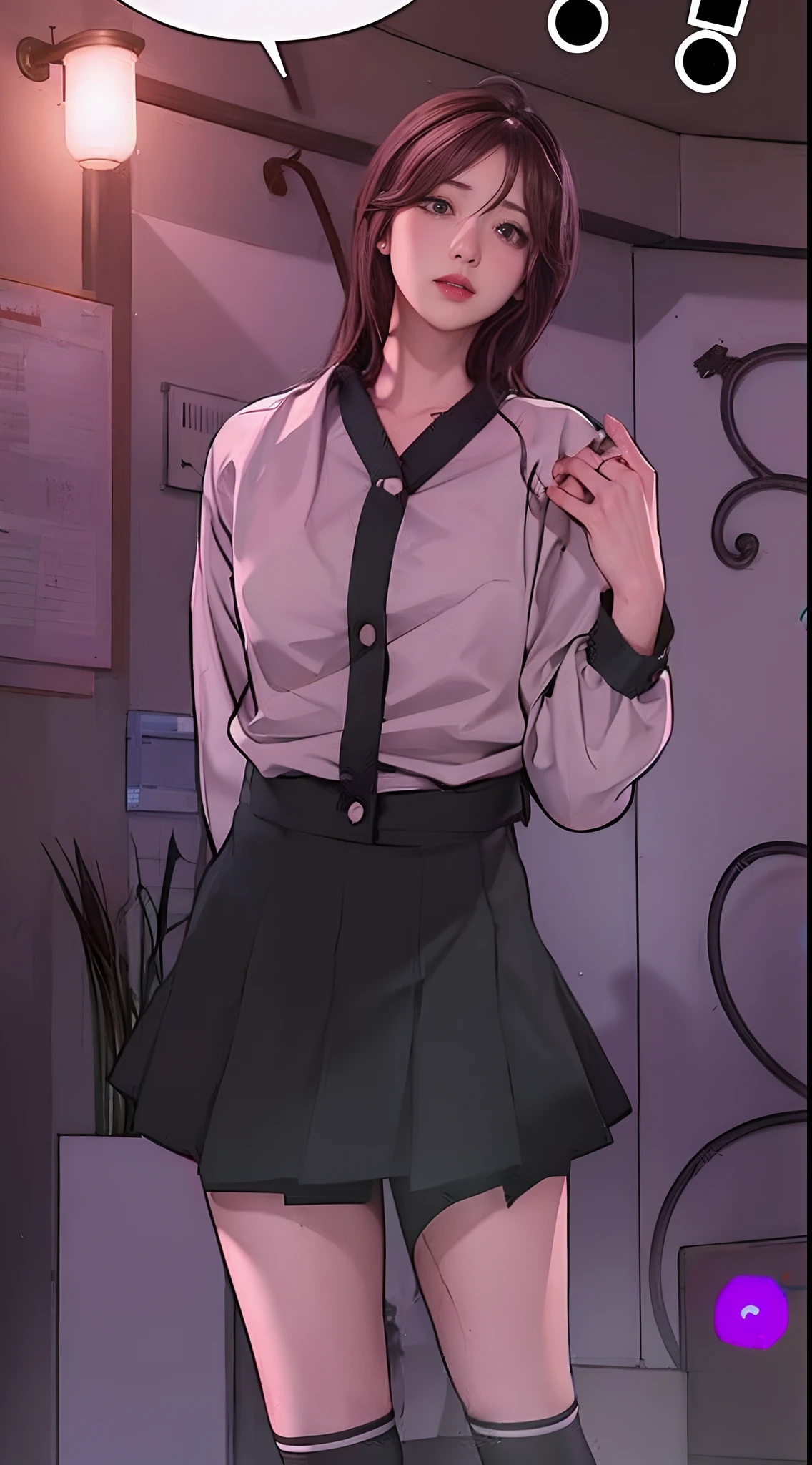 a cartoon girl in a school uniform is standing in front of a wall, realistic schoolgirl, chiaki nanami from danganronpa, junko enoshima from danganronpa, anime girl wearing a black dress, akane owari danganronpa, a hyperrealistic schoolgirl, beautiful anime high school girl, jk uniform, gapmoe yandere, korean