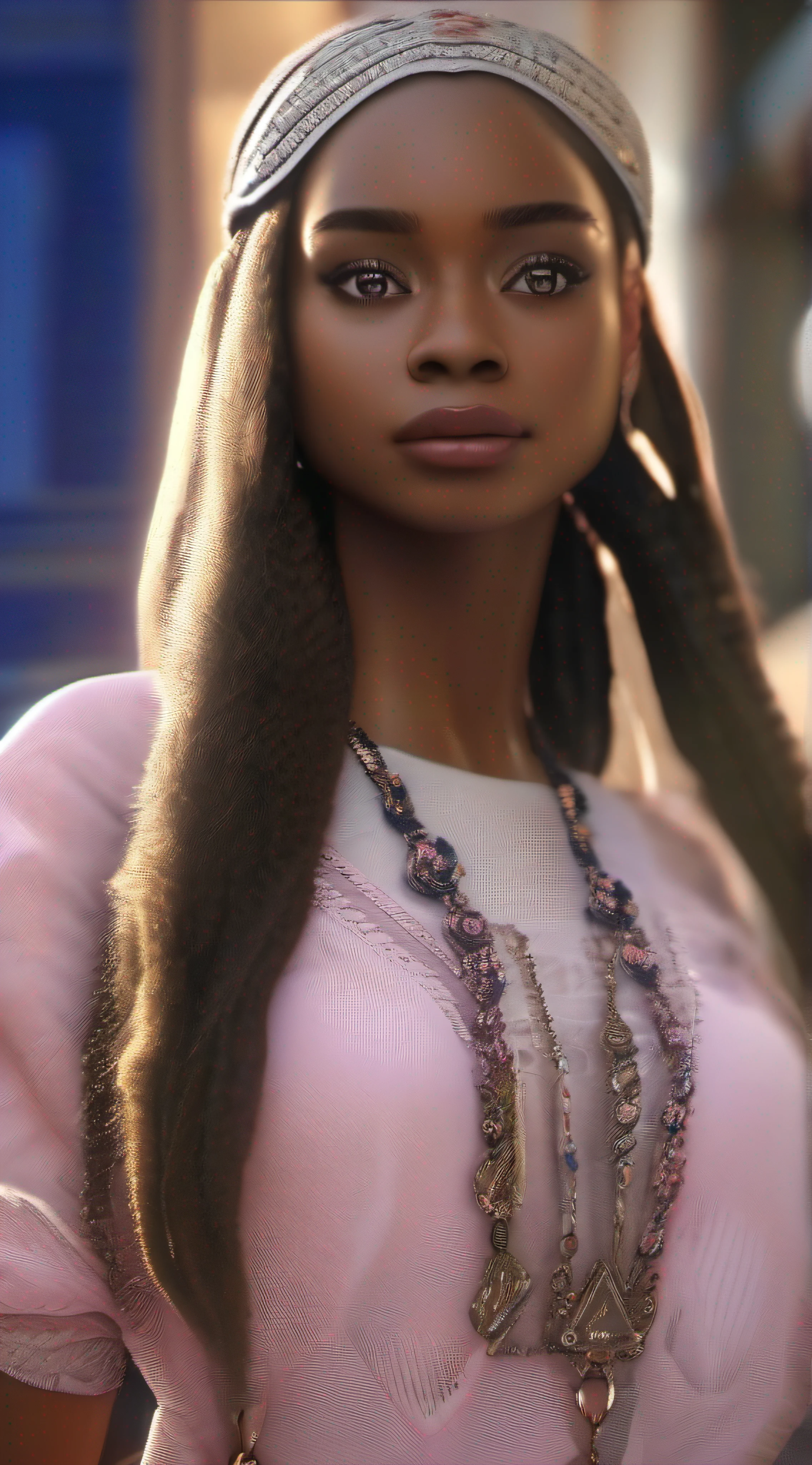 (8k, RAW photo, best quality, masterpiece: 1.2), (realistic, photorealistic: 1.37), 1 black girl
