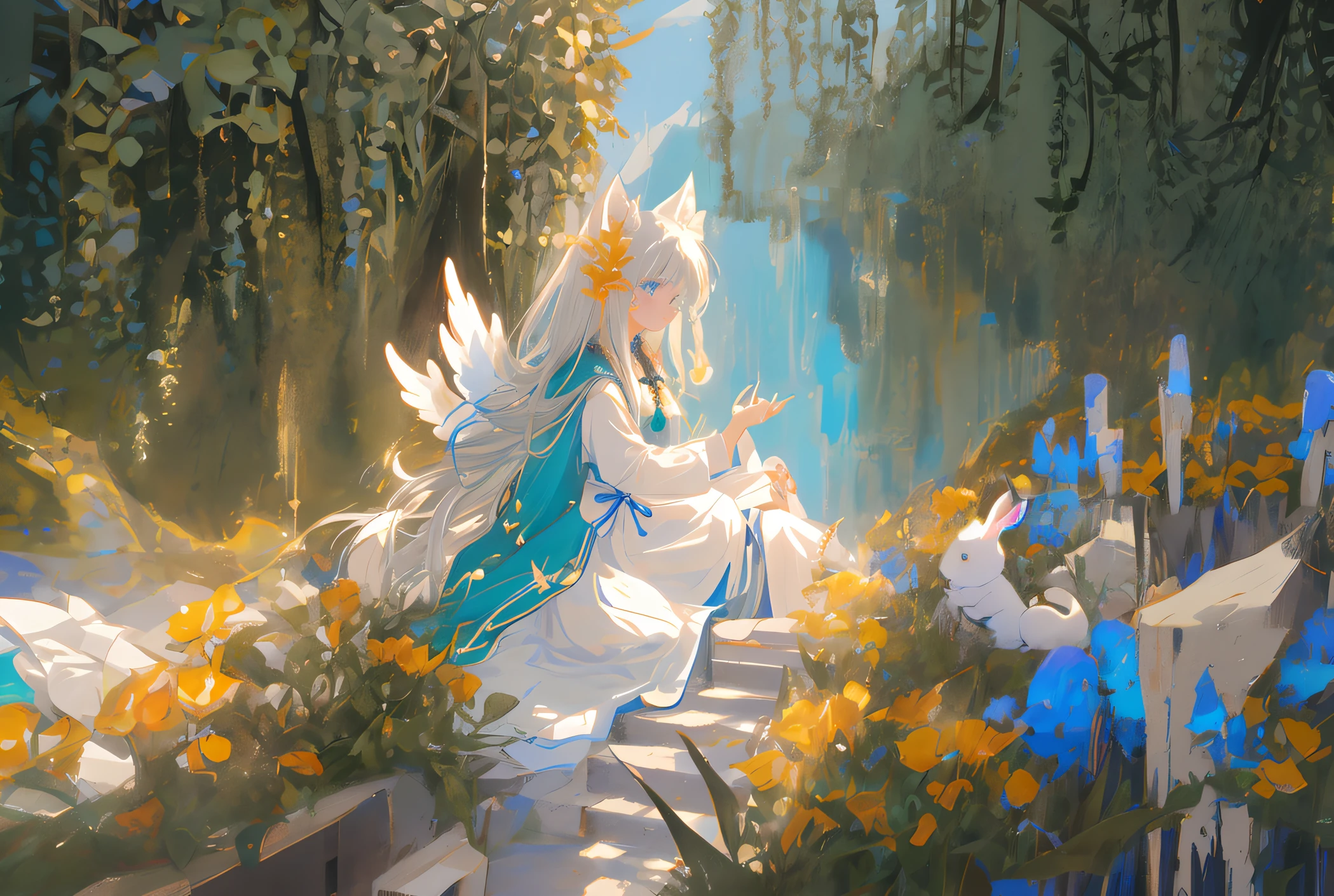 Little white rabbit