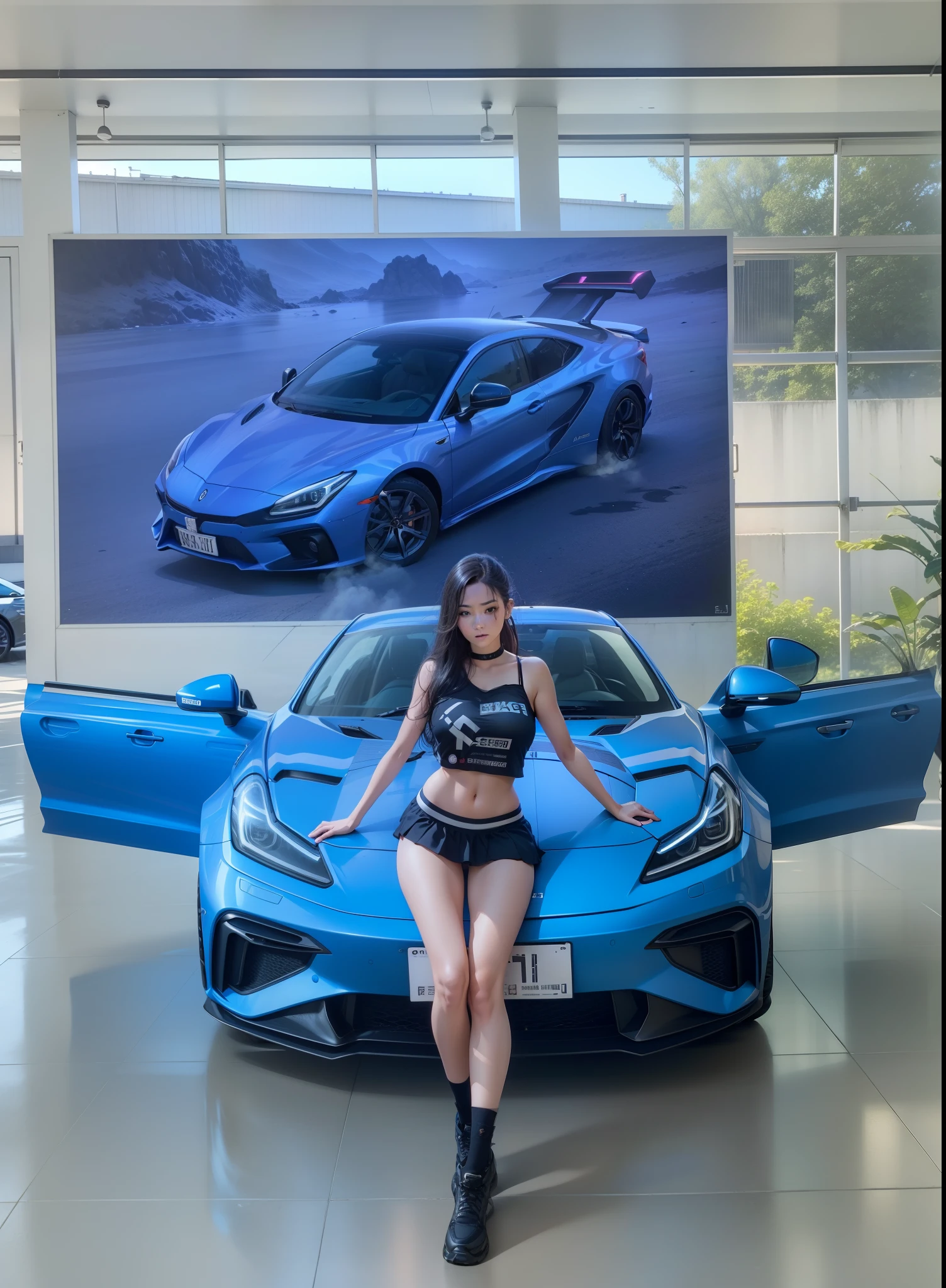 top Quority, realisticlying, 8K, Good clear, 1 rapariga, female pervert, (1.8), 校服,Visible nipple, with no underpants, The skirt is boldly pulled up, bend the knees and open the legs, Clear hair,hair photorealistic,Real in the world,ultra-realistic realism,sci-fy,Real Human,The face is real,