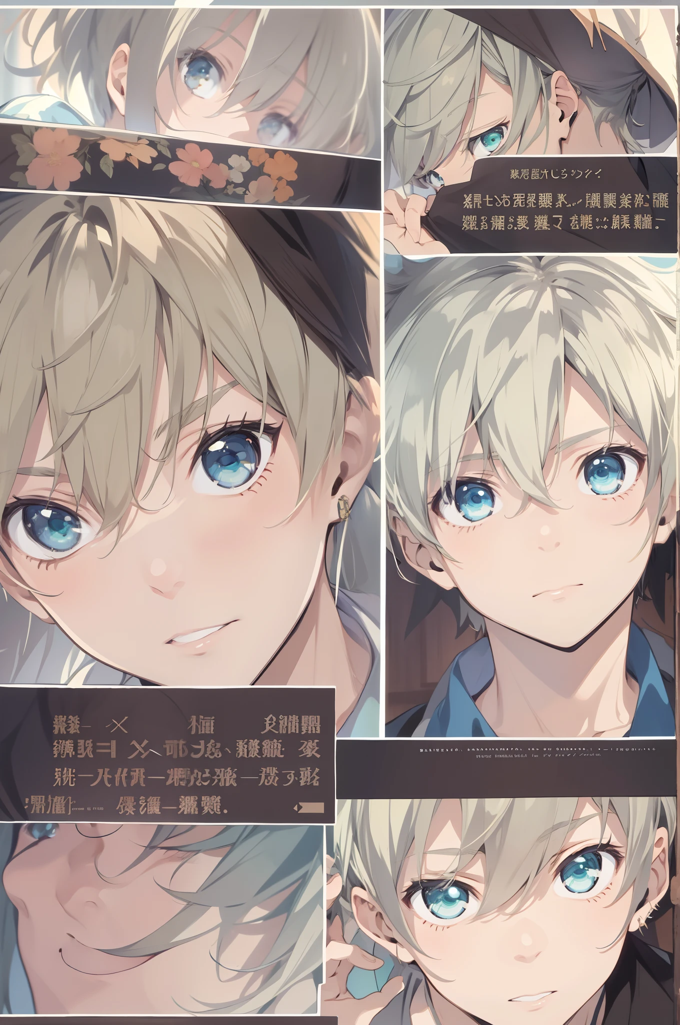 Masterpiece, Best quality, High quality, 1boy, Solo, Male focus, view the viewer, Upper body, nanase_Haruka