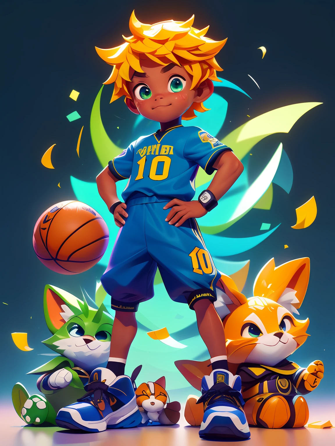 Menino de 10 anos, master part, extremely high quality, (((fotorrealista: 1.4)), (tmasterpiece,Best quality at best)um menino bonito,Vestindo uma camisa vermelha e branca,Black basketball shoes,bola de basquete,Olhos Elaborados,sorriso feliz,clean backdrop,Brilho delicado,8k,c4d,renderizado,master part, illustration, muito delicado e bonito, CG altamente detalhado, Papel de parede 8K, Amazing, finedetail, papel de parede CG Unity 8k altamente detalhado, tamanho do arquivo enorme, ultra detalhe, ultrahigh-resolution, high resolution, Very detailed, ((Olhos e rosto altamente detalhados)), belos olhos detalhados, Rosto altamente detalhado, perfect lighting, luz no rosto, Cores Naturais, (((Menino de 10 anos)),