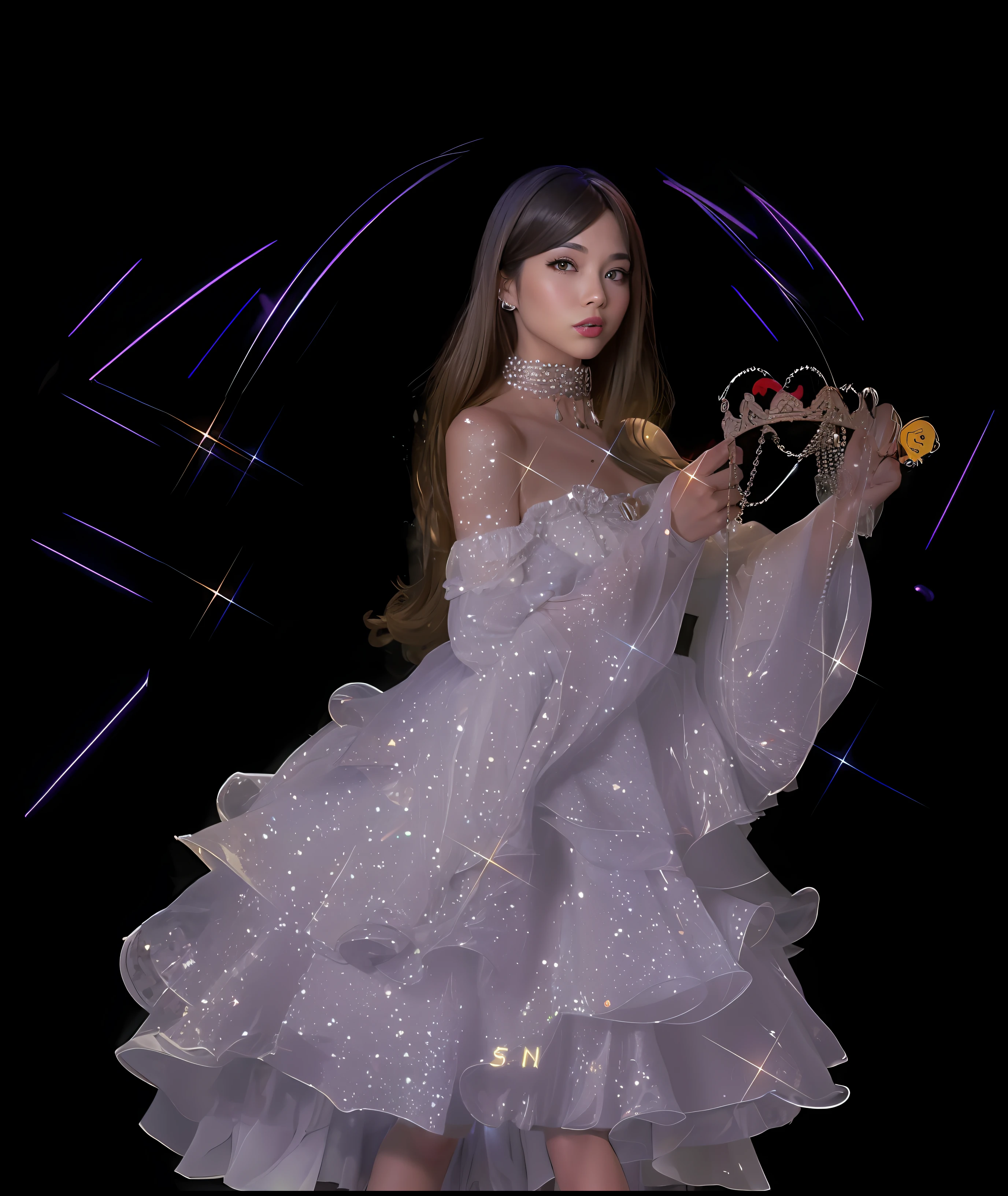 Remove black background, make Cartoon style face, fashion game character