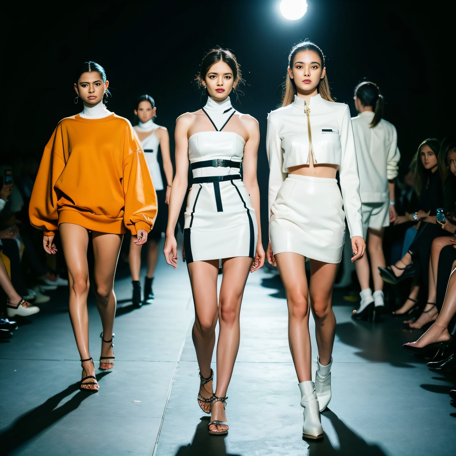 um desfile de moda de outro mundo, Temporada VSCO, Trends of offwhite, urban normal people, Trend in Fashio magazine