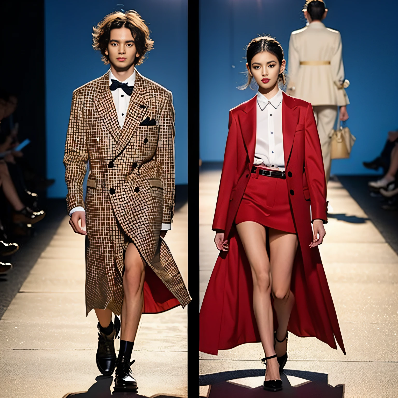 um desfile de moda de outro mundo, tendencia na revista Fashio