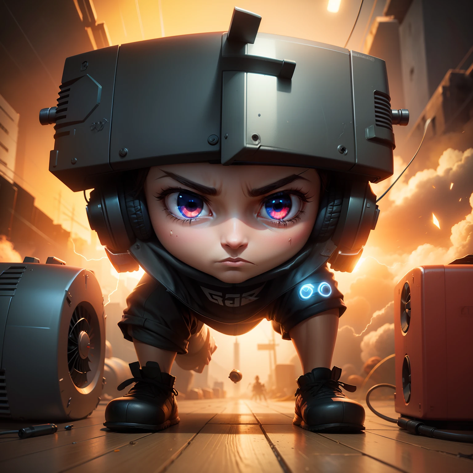Generator Facebook cover picture gamer animation