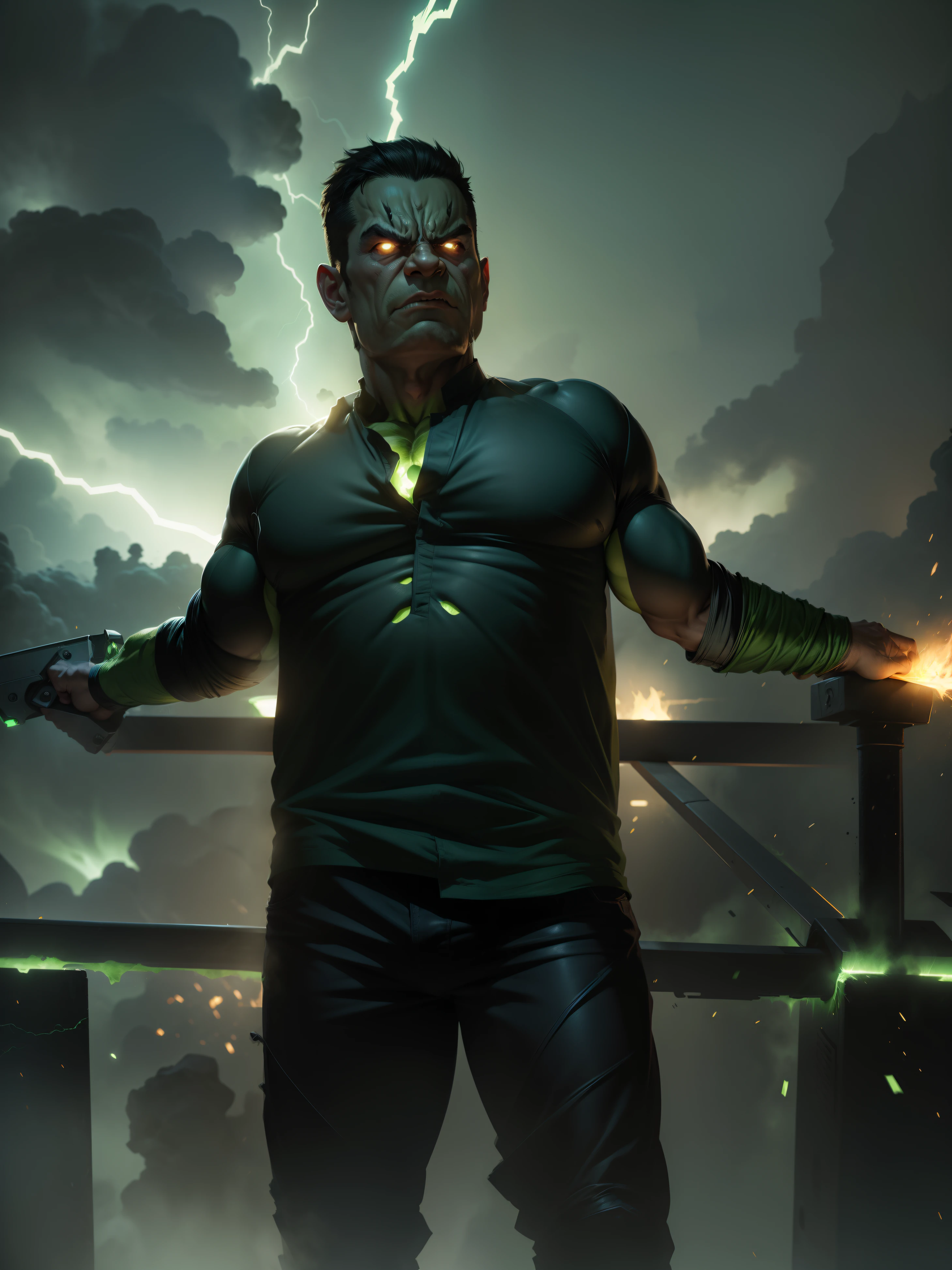 Hulk very angry, power full,