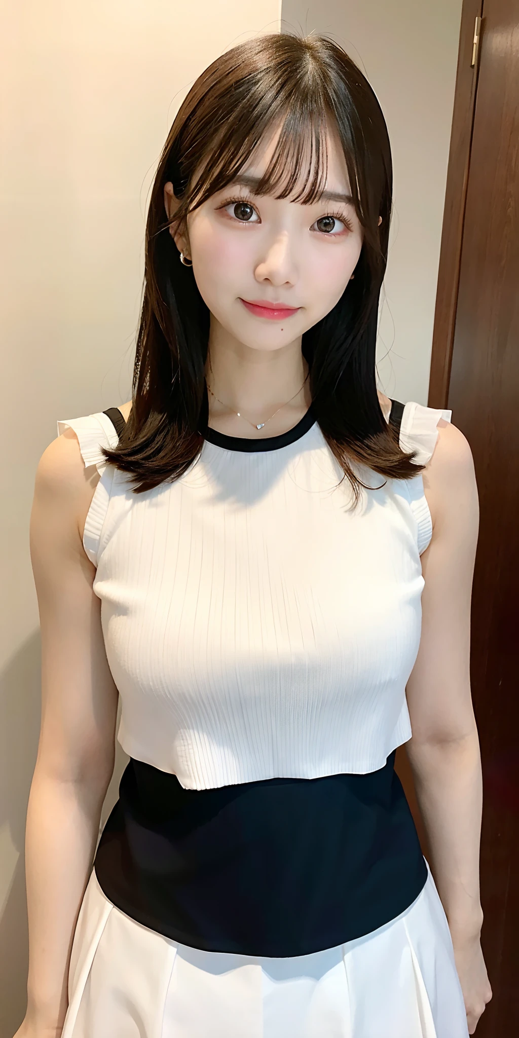 Alawi Asian woman,White top and black skirt, Side,arms stretched wide,Leaking thick armpit hair,girl cute-fine face, Korean girl, beautiful Korean women, with cute - fine - face, beautiful Japanese girl face, Gorgeous young Korean woman, Beautiful young Korean woman, young cute wan asian face, Beautiful Asian girl