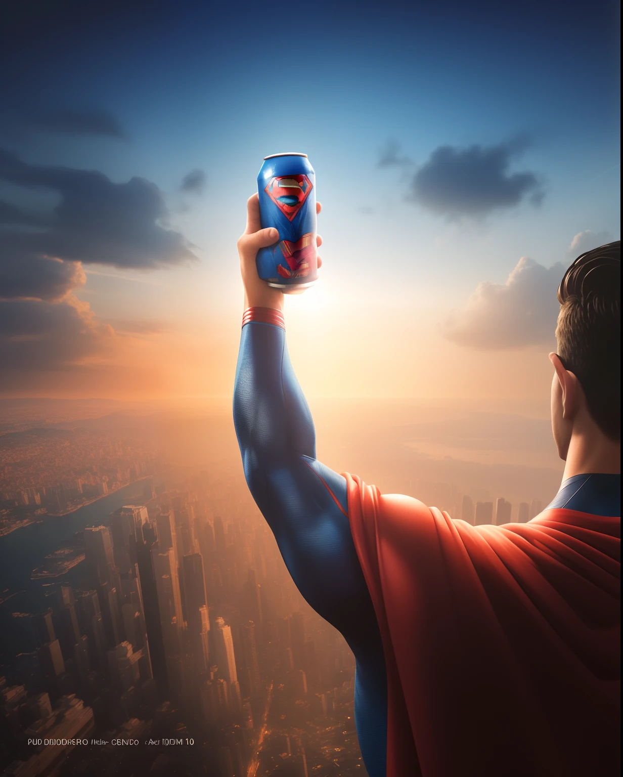 Swap Superman for Spider-Man's hand holding a can of soda, contra o fundo desfocado da cidade, qualidade superior, 8k, Marvel ucm estilo de filme, Realistic, Front view, Only Spider-Man's hand holding a can of soda ,Photoshop's advanced professional working style, Octane redentor, 8k, high-definition picture quality + foto vencedora + publicidade superior + Foto Mark IV + cores profissionais + luz ambiente + RTX --ar 32:40 --V 5.2 --s 1000