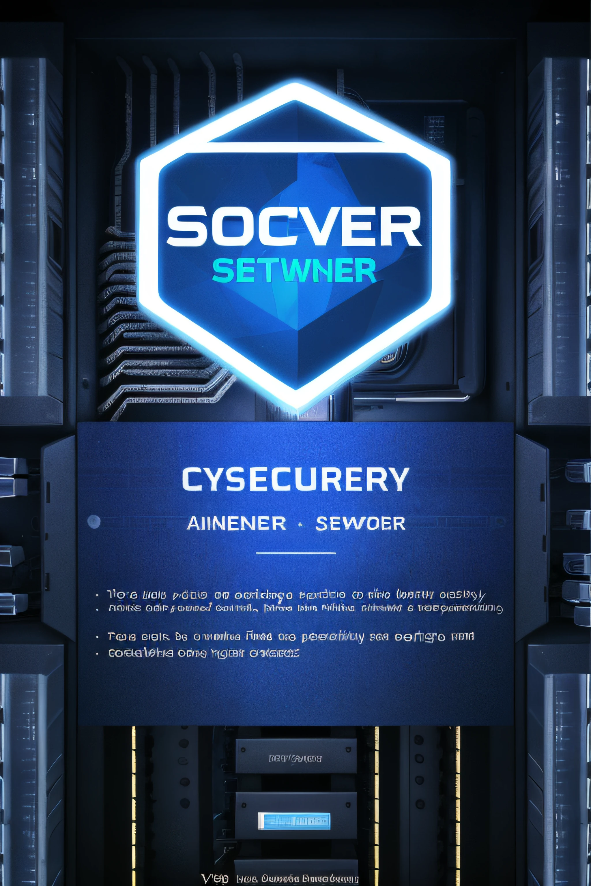 Company publicity,poster for,Cybersecurity,server,Base network