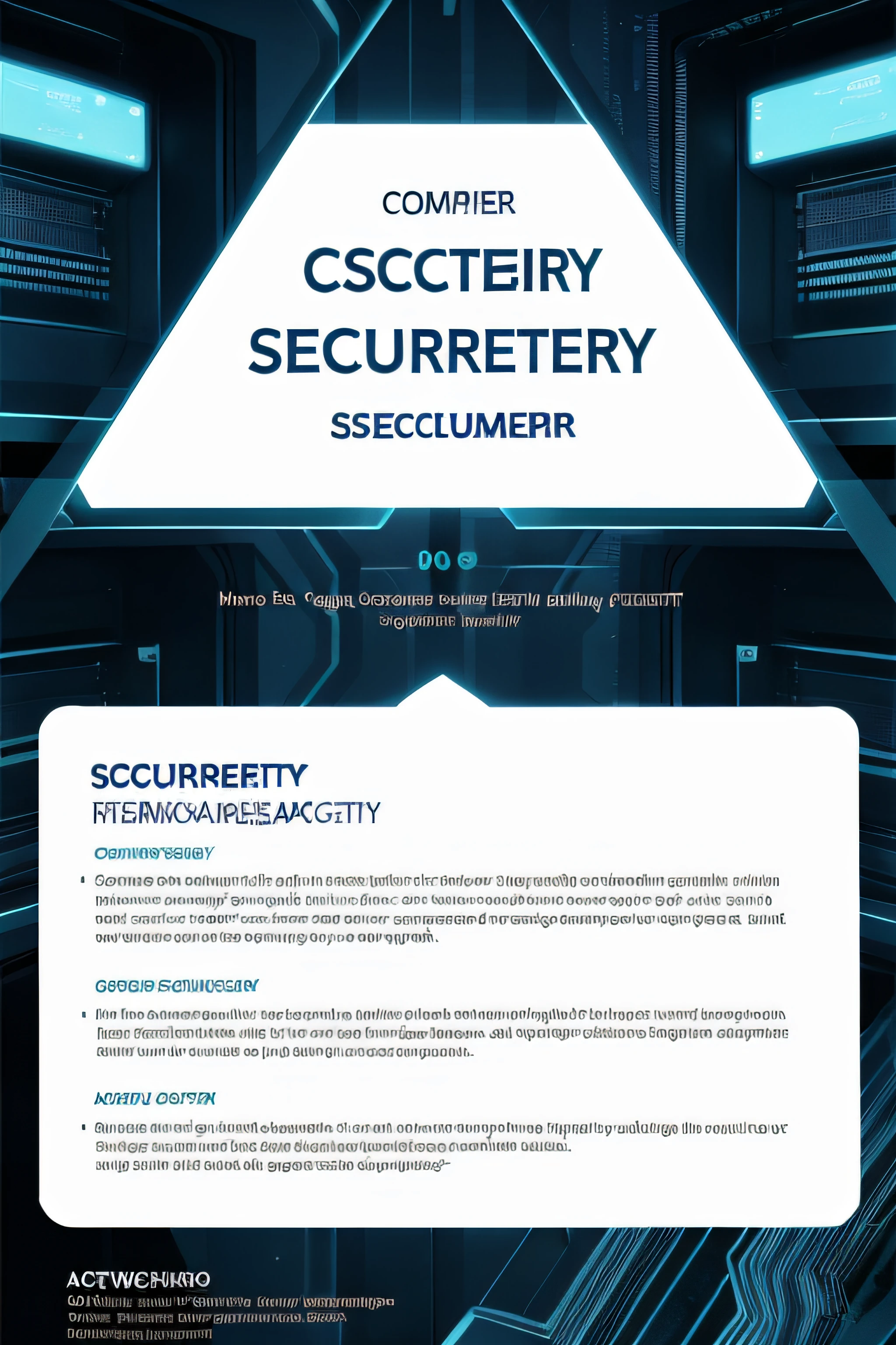 Company publicity,poster for,Cybersecurity,server,Base network