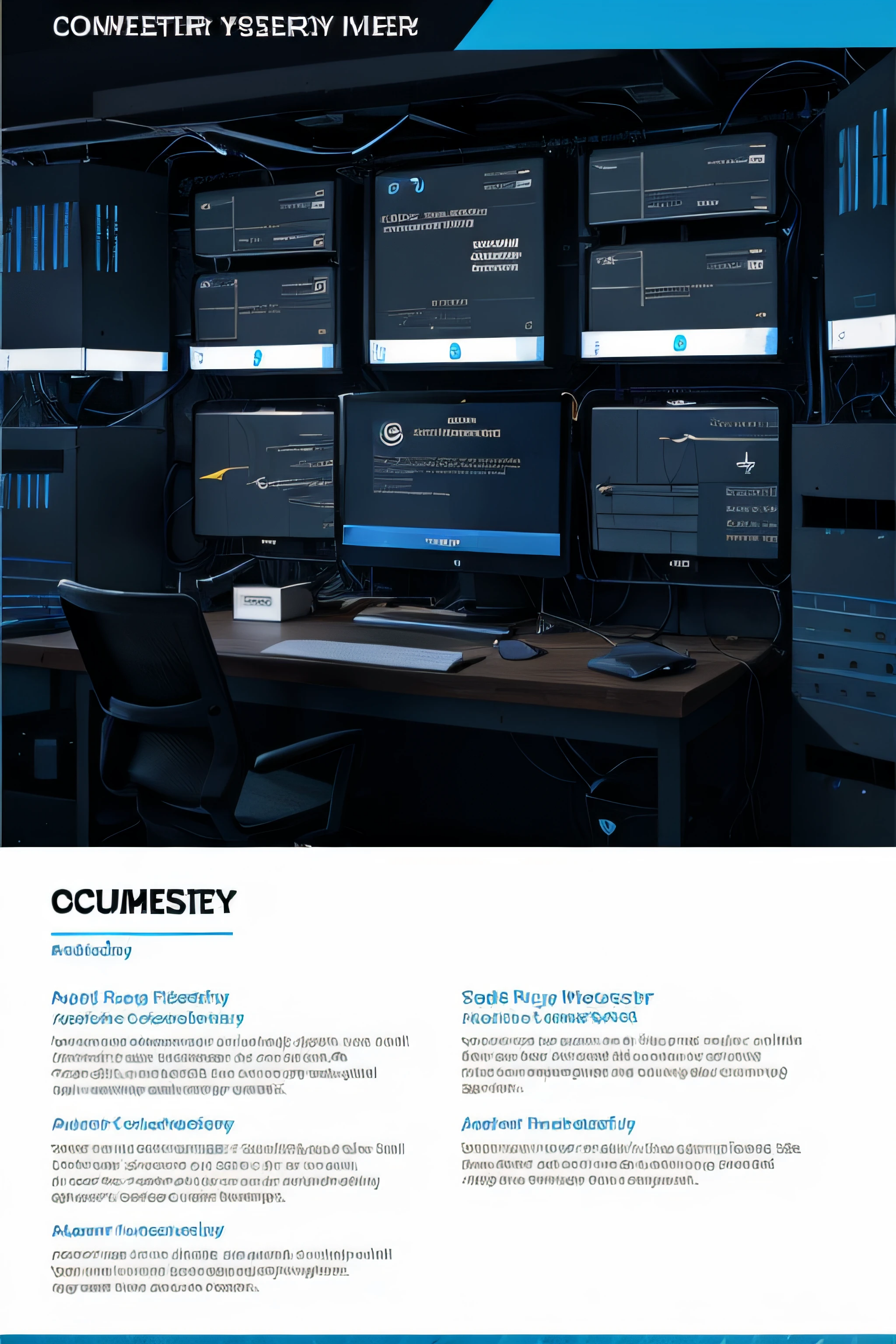 Company publicity,poster for,Cybersecurity,server,Base network