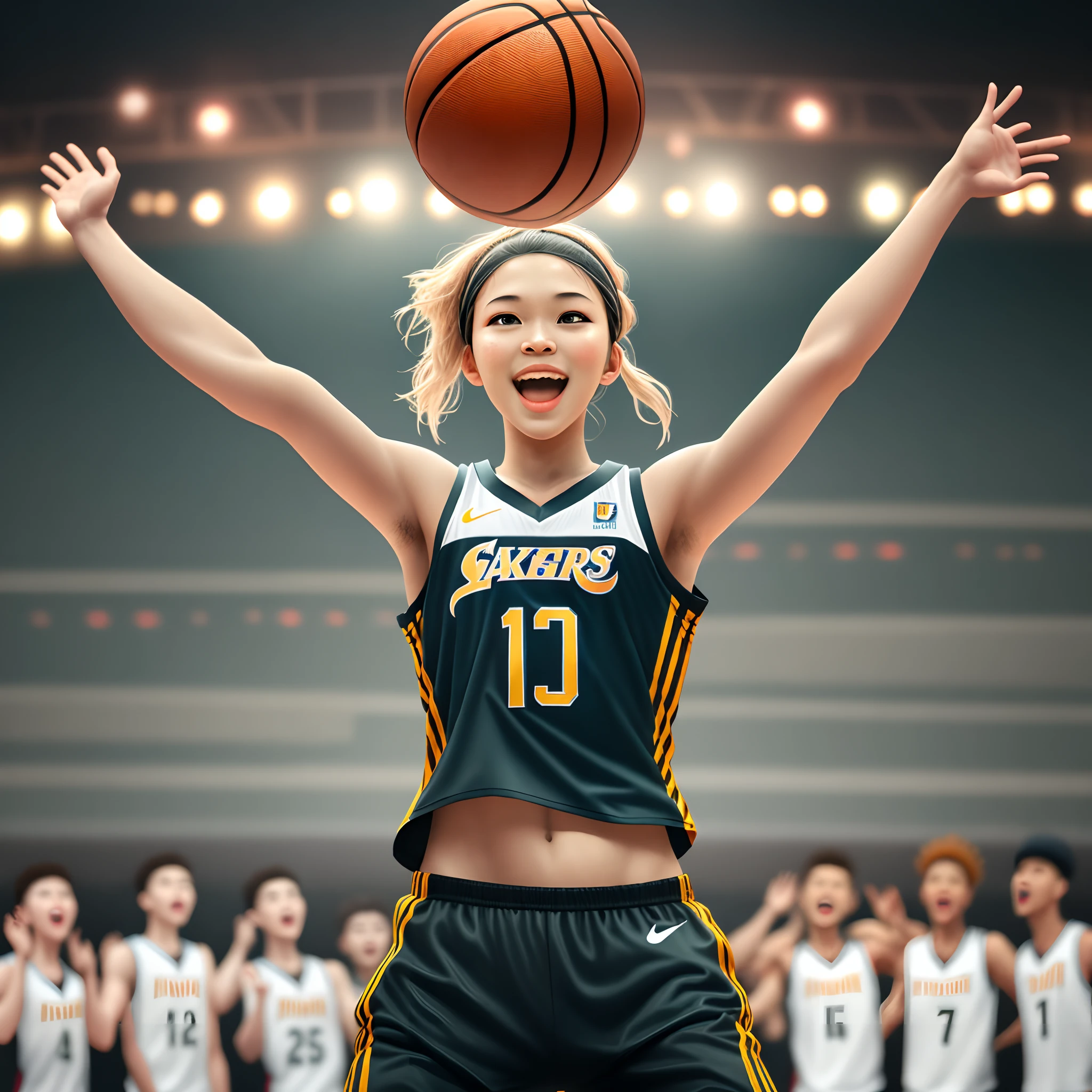 Sing and dance rap basketball