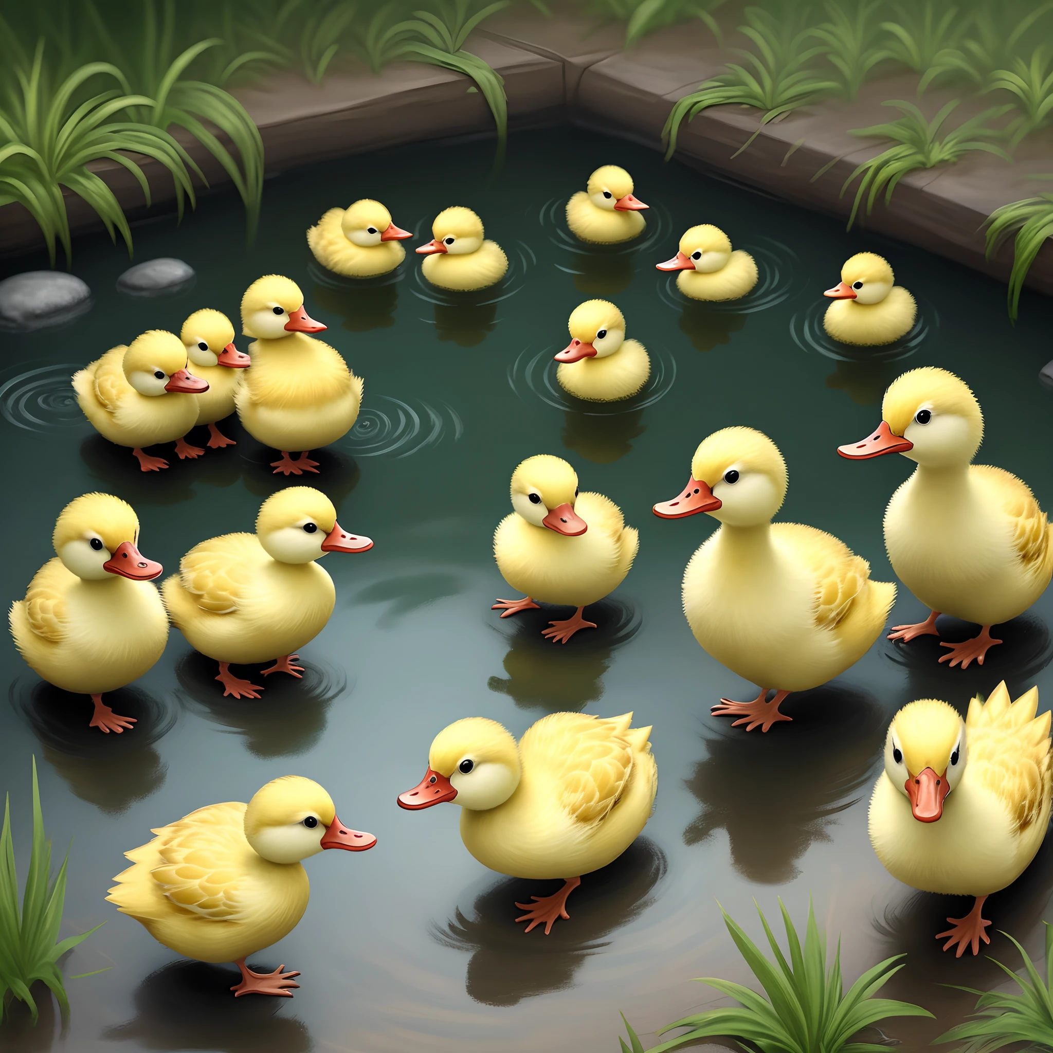 Ducklings learn