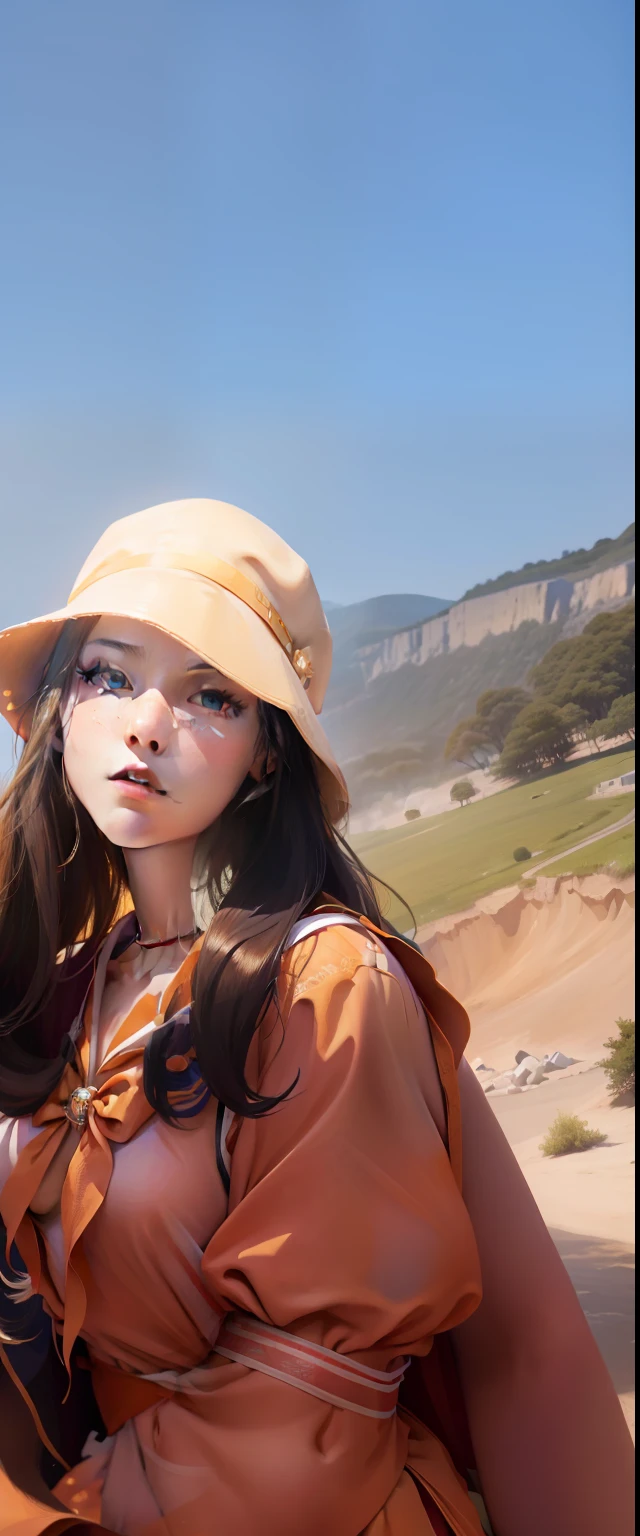 Girl in the middle shot, beautiful face 20yo girl, delicate hands, SV1, sailor senshi uniform, orange skirt, elbow gloves, tiara, orange sailor collar, red bow, orange necklace, white gloves, jewelry, flying in the air, in the sky, moody lighting, (sharp focus, eye focus, masterpiece, best quality, realistic detail, clear image, realistic, high resolution)