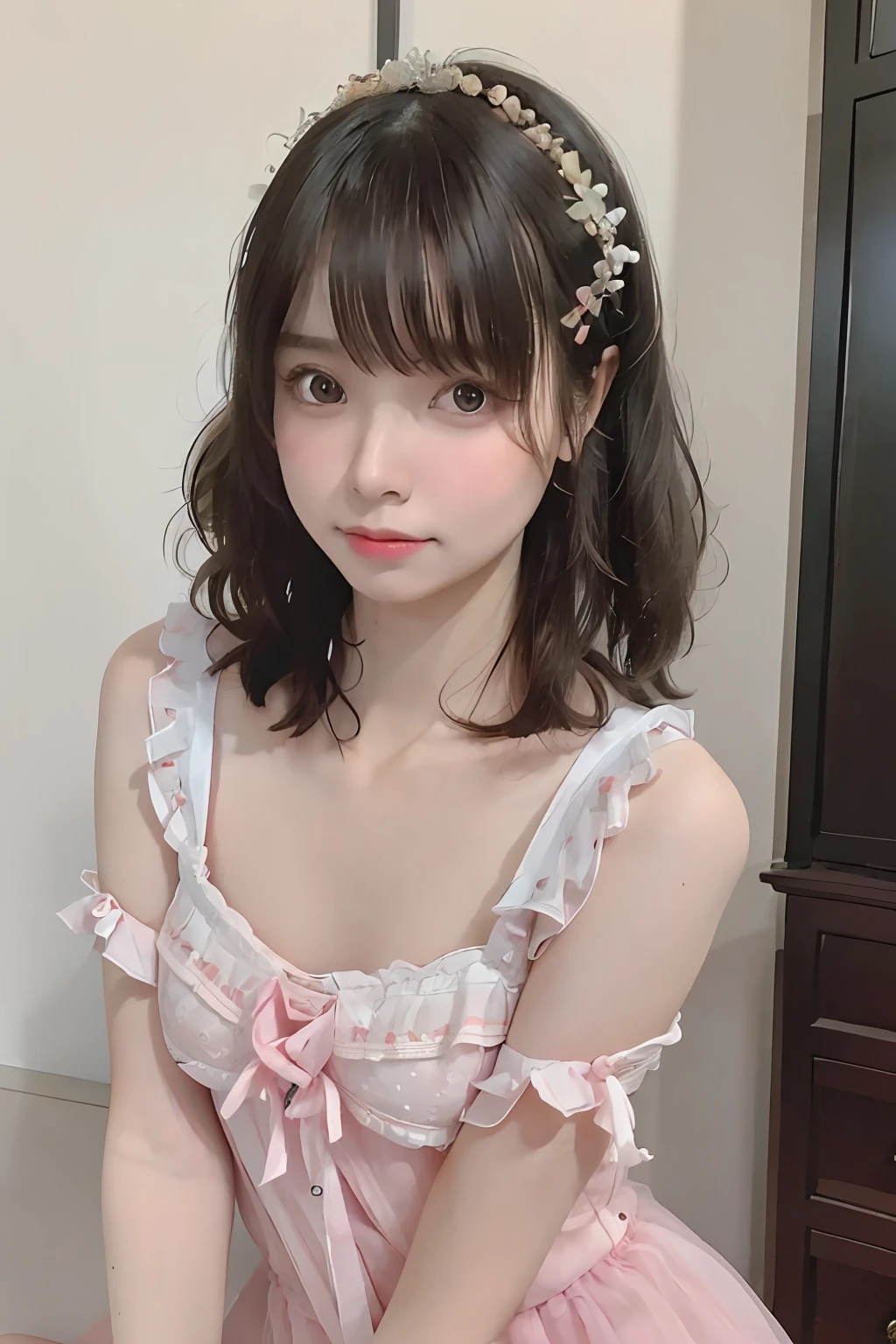 8k, best quality, real picture, intricate details, ultra-detailed, ultra highres, depth field,(photorealistic,realistic:1.2),masterpiece,good hand,4k, high-res, masterpiece, best quality, 1girl, (Korean K-pop idol), red clothes, finely detailed skin, sharp focus, (cinematic lighting), collarbone, morning, soft lighting, dynamic angle, [:(detailed face:1.2):0.2], armpit crease, thigh gap, slender, medium breasts, cleavage, full body,
(Canan EOS R6, 135mm, 1/1250s, f/2.8, ISO 400:0.9)
