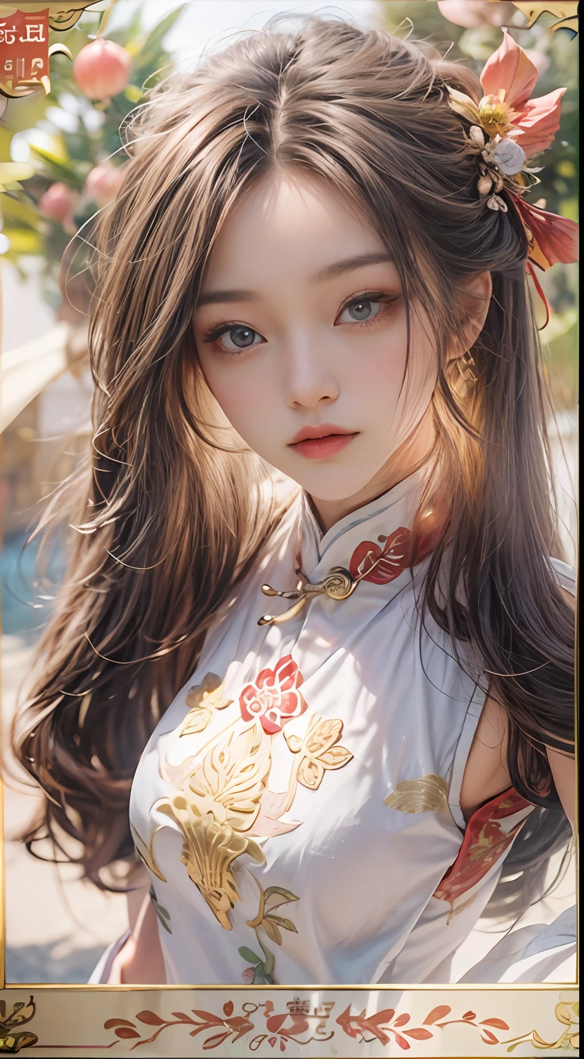 ((Masterpiece)), ((High detail)), photography of，real photograph，1 Cheongsam Girl, wearing  cheongsam，silky cheongsam，silky cheongsam，((Ultra-detailed)),((Delicate face)), Beautiful detailed eyes, (high light,Gradient hair),Long hair, Floating hair, ,hairs between eyes, GSHead,1girll ,Solo,The eye,Genshin_impact,Look at the viewer, ((Distant view)), Foot wide-angle shooting, Strong light and shadow, Cinema lenses，tmasterpiece，Super quality， A desert，on cheongsam，Silk cheongsam，18yr old，Big eyes，Long hair coiled，Sunset afterglow，entire character，cropped shoulders，show legs，Long legs，full bodyesbian，8K，Ultra-clear resolution，Ultra-fine painting，Flat desert，Distant horizon，Vast desert，Sand，Dressed in a flowing manner、Silky traditional oriental cheongsam，Decorated with intricate patterns and bright colors，Highlights her seductive silhouette，((The background is a large flat desert)),tmasterpiece，Ultra-realistic detailed painting，Epic fantasy digital art style，8K,wide wide shot，Diagonal composition，art of photography，（Extremely refined and beautiful），（tmasterpiece），（best qualtiy：1.0），（超A high resolution：1.0），beautiful light up，perfect lightning bolt，realistic shaded，[A high resolution]，Delicate skin，ultra - detailed，Slim figure，Long legs，Beautiful Meticulous Girl, absurderes, unbelievable Ridiculous, hugefilesize, ultra - detailed, A high resolution, The is very detailed，best qualtiy，tmasterpiece，Need,((tmasterpiece)), (A detailed),Super delicate，Epic fantasy digital art style，The girl has long flowing hair，Flat desert，Gobi，Vast desert，Desolate and lonely，Distant horizon，Sunset afterglow，((entire character)),hurricane，It was very windy，Big wind，It was very windy，Photos taken with a professional photography camera，Incredibly realistic textures,(1 girl away from the camera:1.2), (super wide shot),