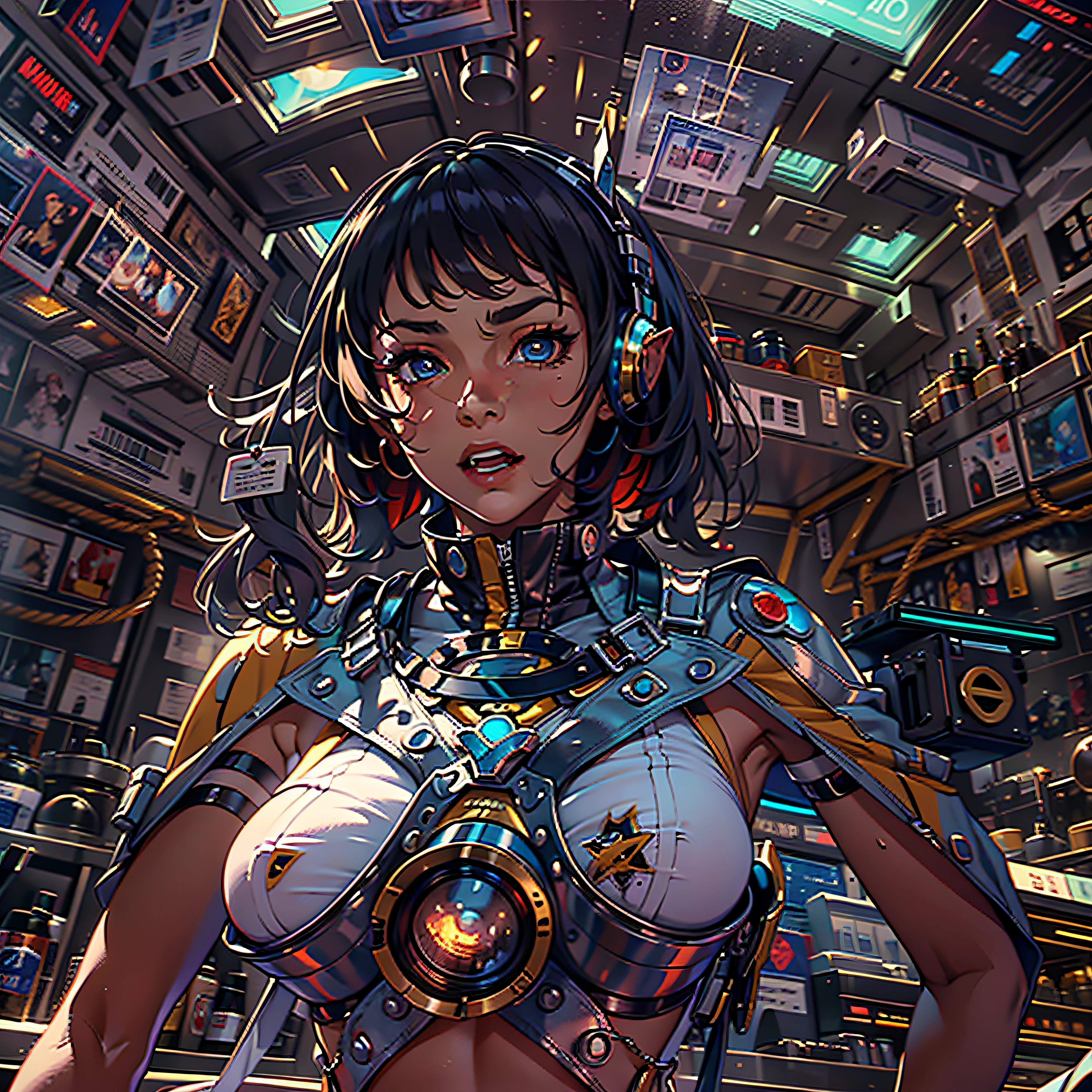Masterpiece Galaxy female The Manned Maneuvering Unit (MMU) outfits astronaut suit girl propulsion jet-pack missile shot outdoor UNITED STATES Flag Goddess Conceptual contre-jours onyx Star Sun space Station Port War Will-o'-the-wisp Deep Ship, Pilots "Heavy metal" Devastating cyberpunk mature "Luis Royo" dazzling Admiral slow-motion marchants Marshall richly decorated star Cosplay Royale native African "Celia Rose" women "Celia Rose Gooding" cow-girl "Nyota Uhura" sundrop ultra_Sharpness intricate ultra pro-photorealists optimal quality perfection Accuracy reflexes ultra highRes detailed max volumetric graduate netteté improved Octane_render number_rendues UHD XT3 16K 32K:2 64K DSLR HDR unrealengine5 saturate shadow analogique 3dcg corps muscular symmetrical athletic hairstyle clean skin tanned epic face cheekbones effects embarrassed redderer indigos eyeliner beautiful eyes sapphires dark pupils black brown retina lazulis iris turquoises mouth open teeth obvious smiles fringes ecstatic floating jacket quirky fixed eccentric cape levitating shoulders-off shirt lace clavicles white papillotes embroidered breasts points satin corsait sundrop thick felther felt skirt matching spinels loose swinging navel waist revealing belts-Chastity heart padlock Gold decorated silver agate pubis scarlet pubis-hairy silks garters snaps thighs legs boots stainless steel gothic thick onyx, magic ruby invokes Bees incandescent CGSCOSITY flowering invoke monster Bee equirectangular background 360 Crystalline fregate hearth Micro Recorder flash Queen_Bee (EOS R6 135mm 1/1250s f/2.8 ISO400) pistol-Phaser shoot phaser Mechanic Canon-ion opale, mannequins defenestrated dramatic glass straight dressed armor heavy chrome metallic flat sensor Luminescence rune lava bands antenna engravings Tourmaline glyph plasma fathoms brass copper fullbodye astronaut chef-d' Michelangelo armoirie earth navy tattoo "Bruce Weber" nsfw varied multi etc.