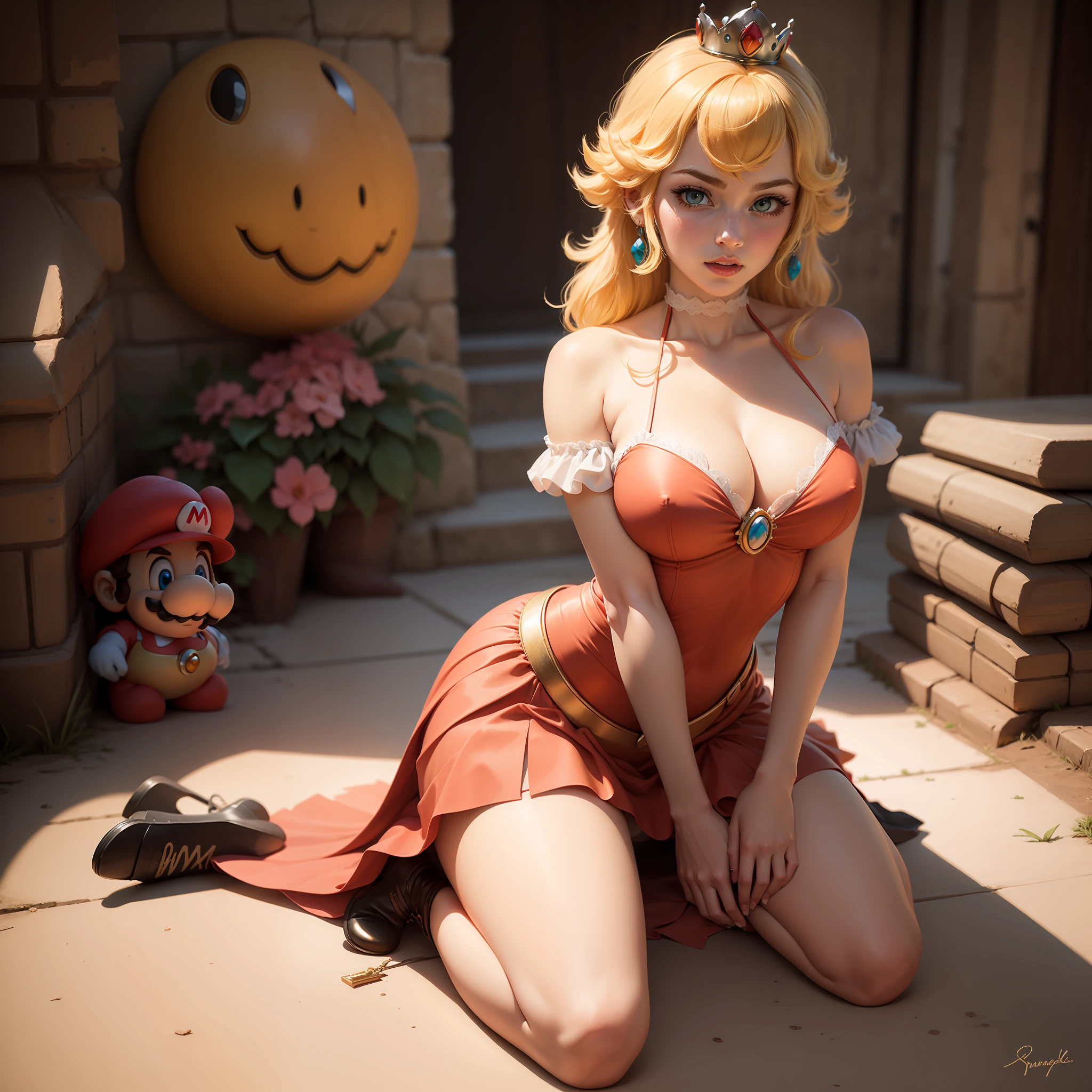 Princess Peach, from Super Mario Bros