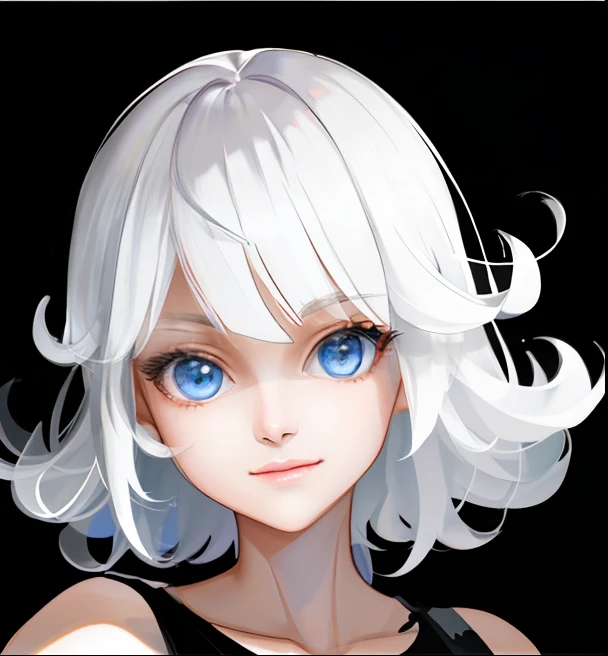 tmasterpiece,Best quality at best,high high quality,the Extremely Detailed CG Unity 8K Wallpapers,16K quality:14:24 (Unbeatable masterpiece,Ultra-realistic 8K CG,Perfect artwork,Perfect female image,dramatic shadow,Ray traching) 16K quality, (spotlight lights,lighting perfect,Detail light,Dramatic shadows,Ray traching), (Glossy glossy skin,A detailed face,The face of a super idol,Extremely refined and beautiful:1.2),from below, Extremely Delicately Beautiful,By bangs,White hair with big breasts,Anterior convex and posterior,Black sport short vest vest blue eyes,seduct smile,ssmile,16K quality,award winning photography,finedetail,Realistic light and shadow,8K分辨率,16K ultra-high image quality,Realistic texture5.0,A beautiful girl,Delicate facial features portray a perfect face,largeeyes,二重まぶた,Lying silkworm,Delicate facial portrayal,Hyper-detailing,Cold and glamorous,high and cold,Cold arrogance,Naturally beautiful,Peerless looks,Glamorous,Femme and moving,By bangs,Black long straight,perspire,Protruding anteriorly and posteriorly,Model figure,Big-breasted beauty