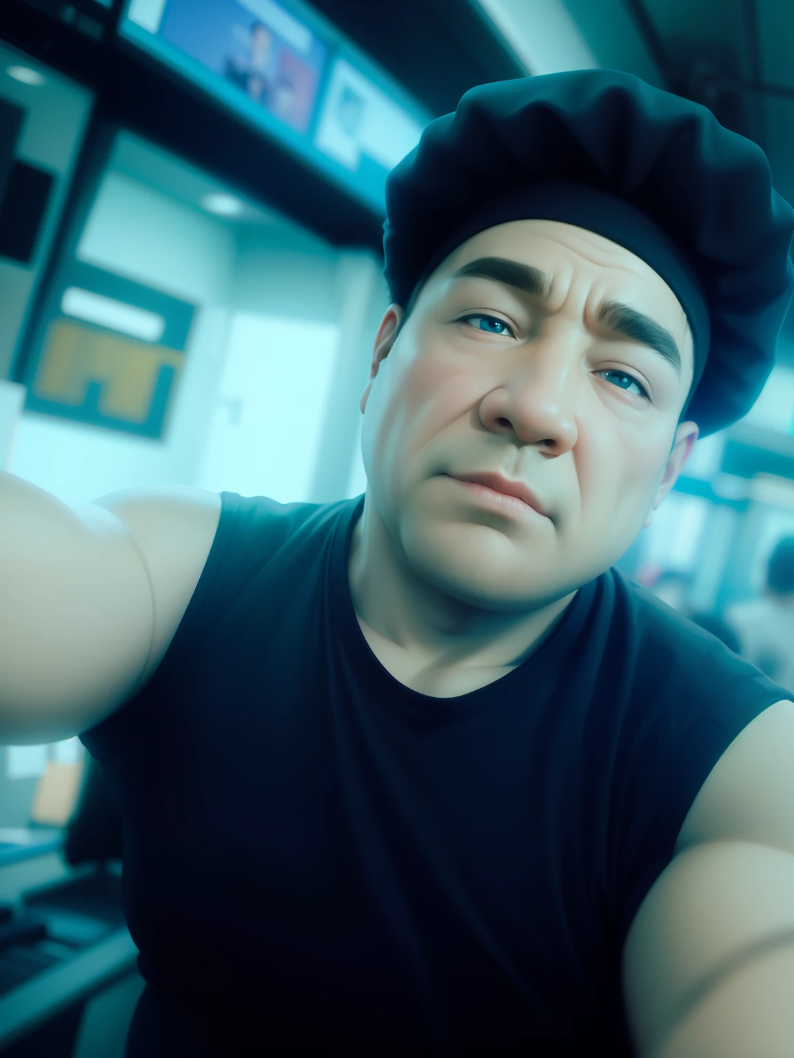 same face,8k,very detail face,real,fatty man