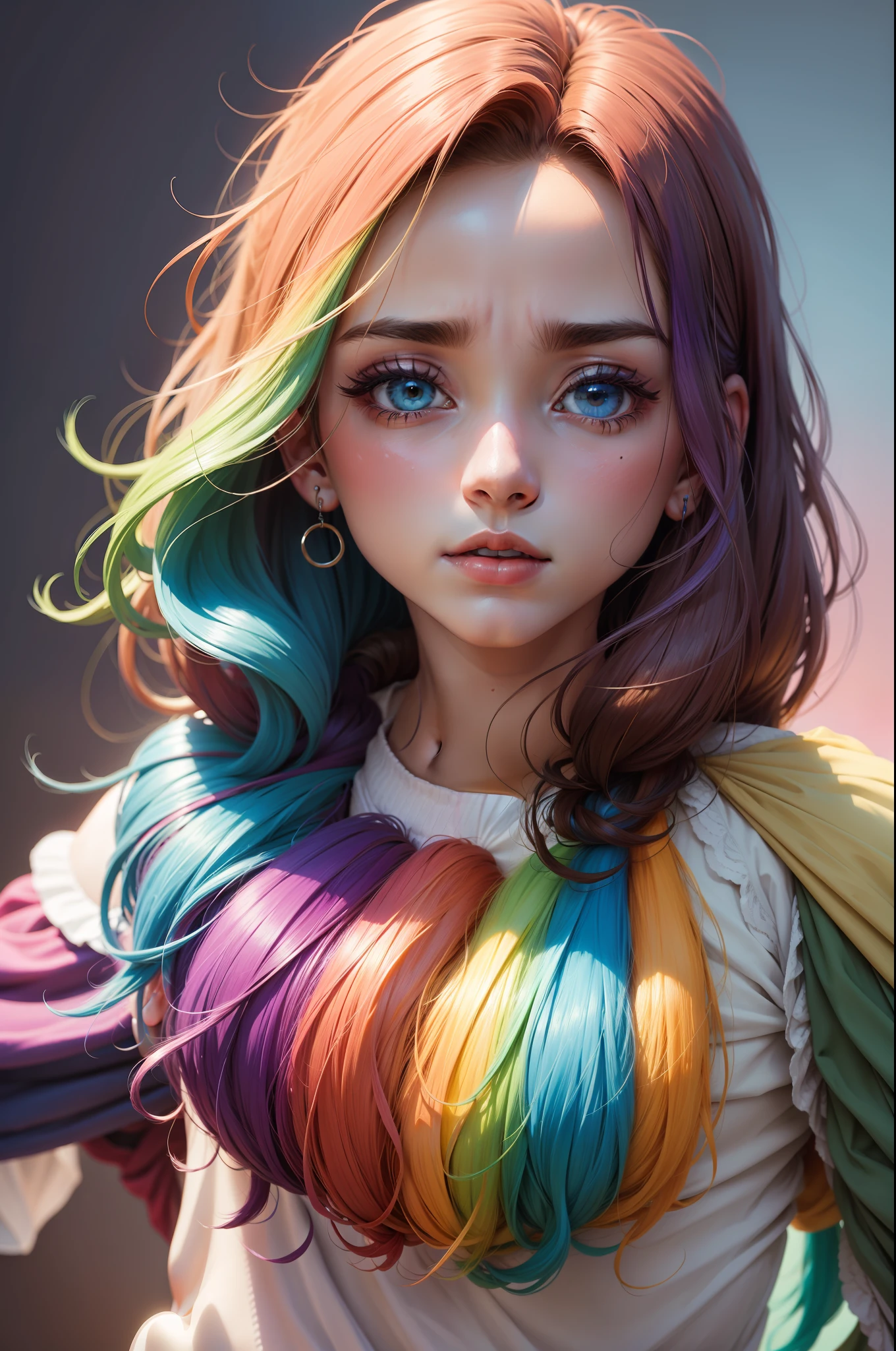 cores vibrantes,