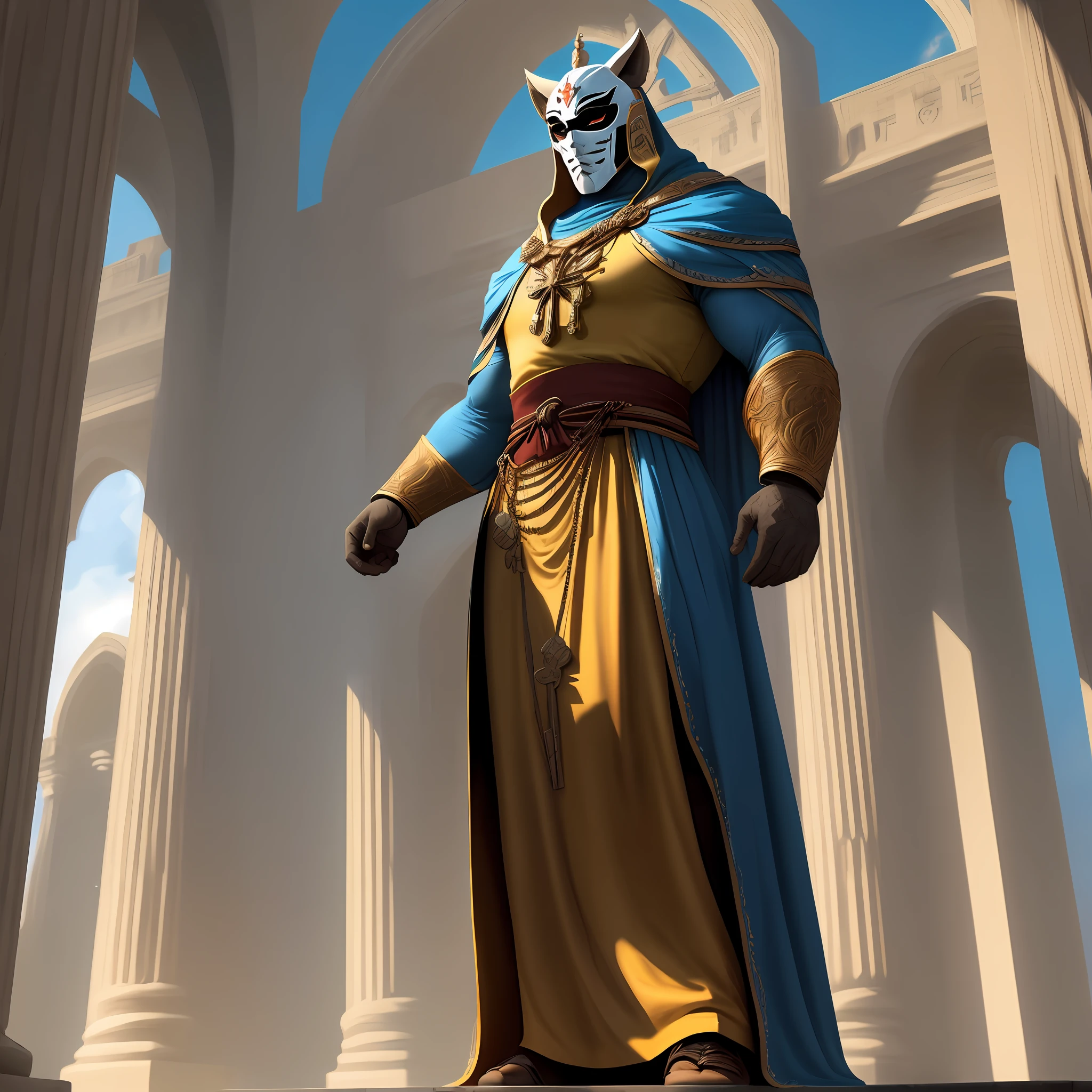 mistic,large tall,mighty,Divinity,masked