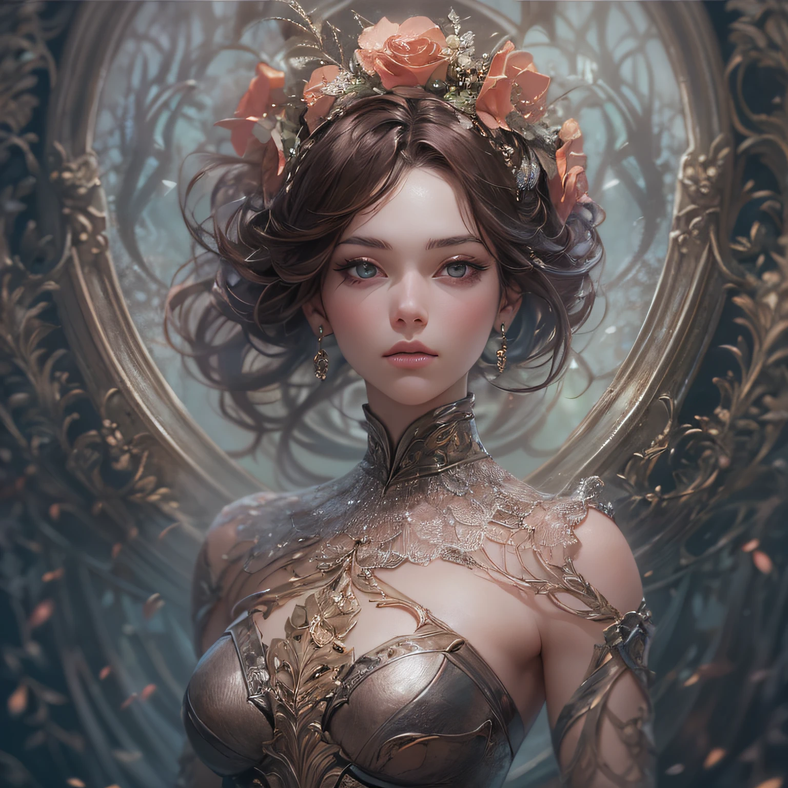 an award winning photograph of a (beautiful woman:1.1), detailed, trending on artstation