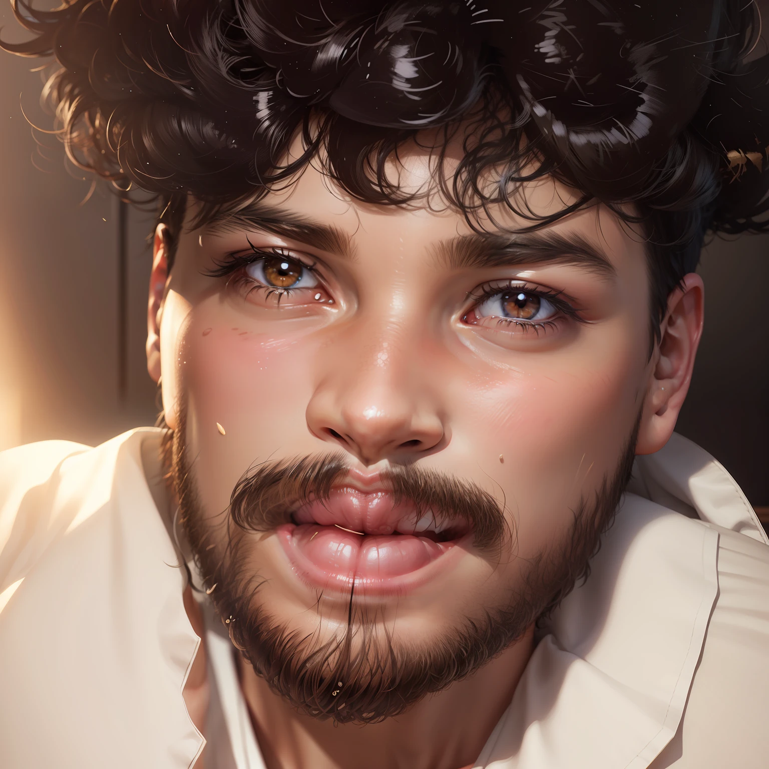 3d realistic anime picture beautiful little boy , high details
