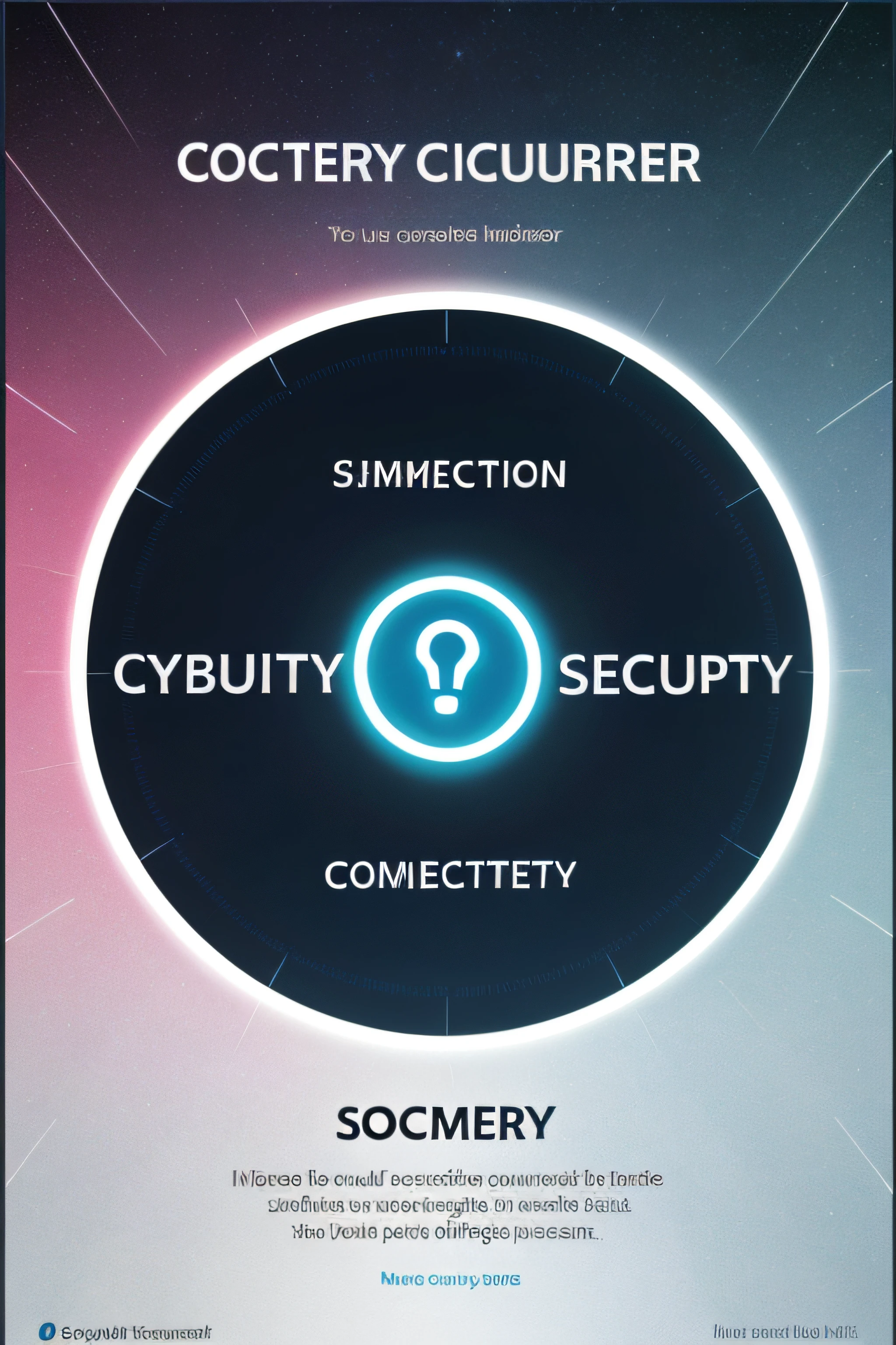 Company publicity,poster for,Cybersecurity