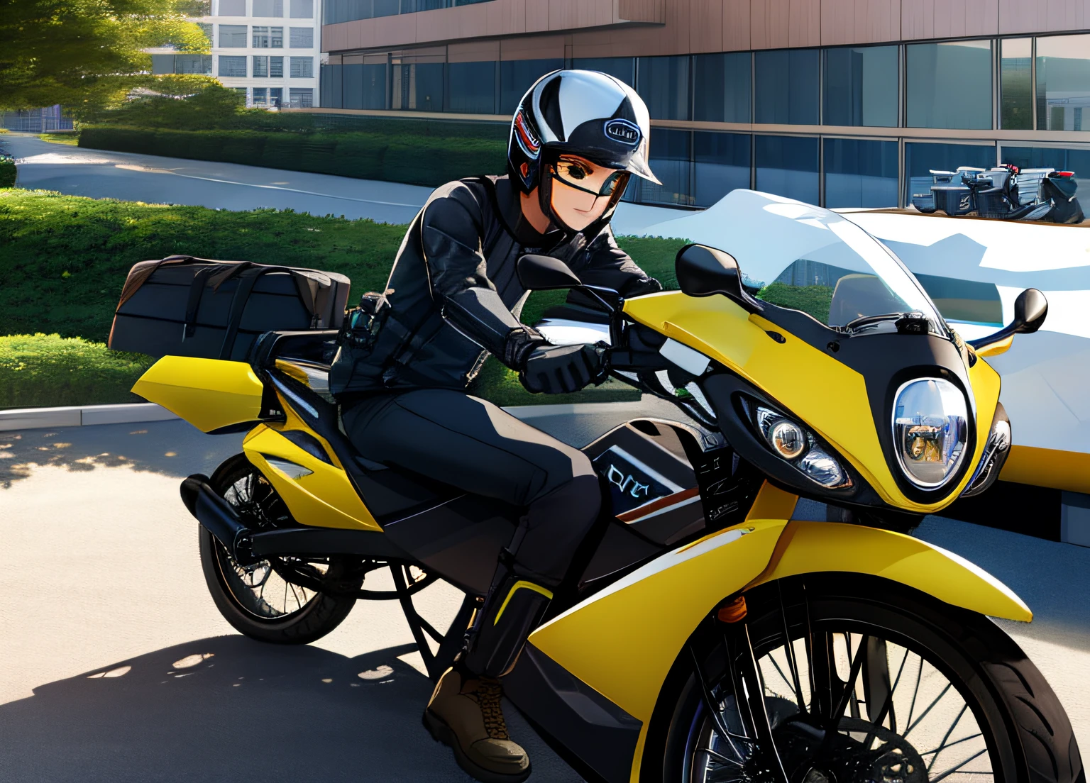 motoqueiro com passageiro, Motorcycle taxi, uber moto