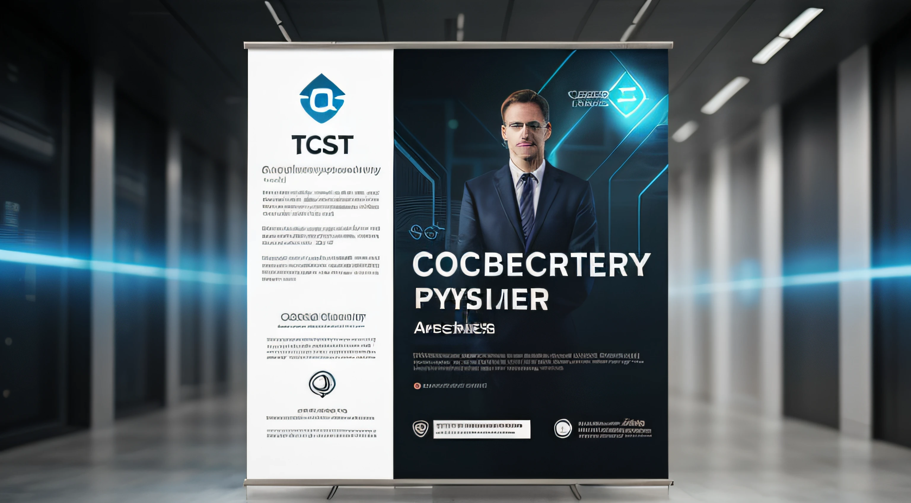Company publicity，poster for，Cybersecurity