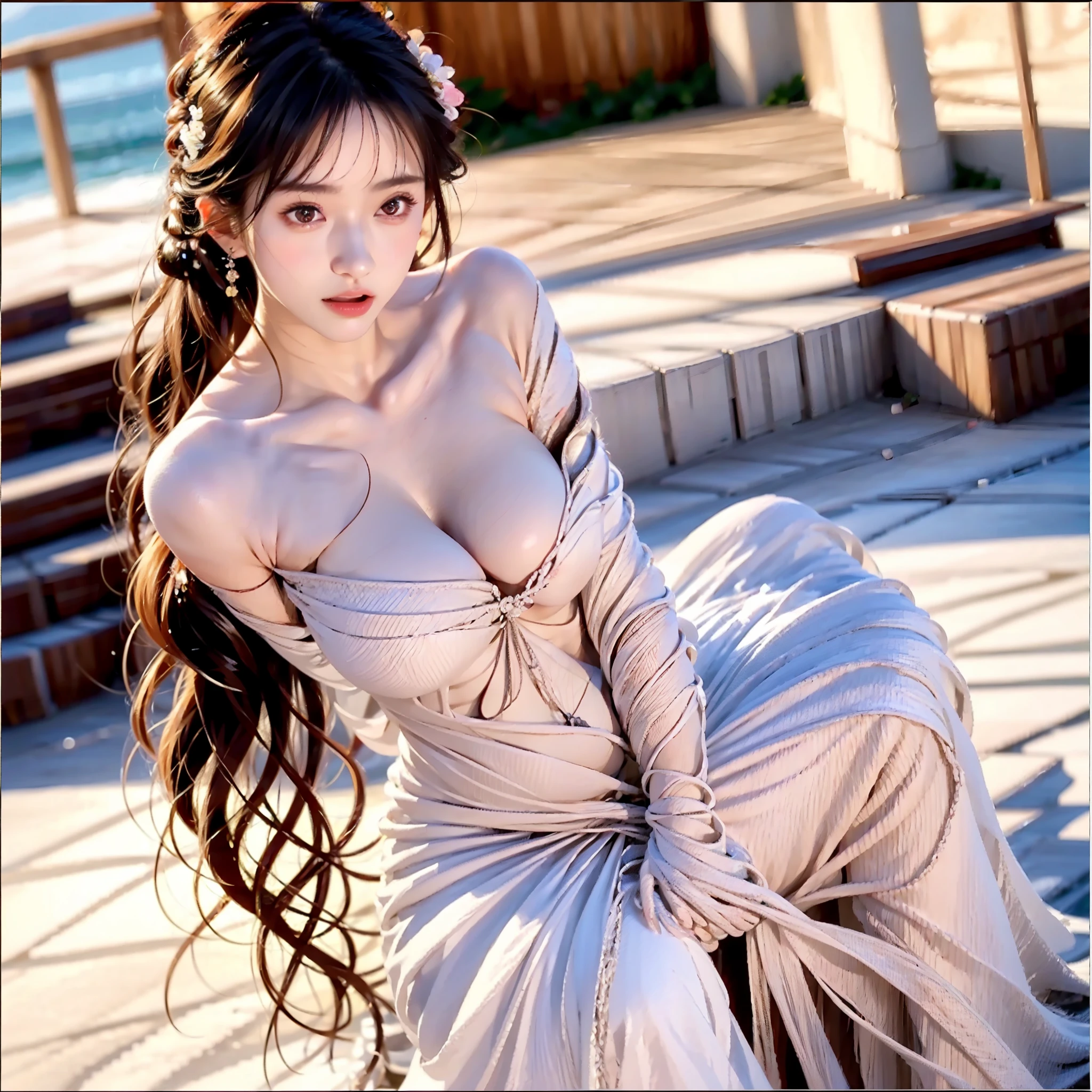 masterpiece, best quality, (realistic, photo-realistic:1.37), 8k, an extremely delicate and beautiful, amazing, finely detail, official art, absurdres, incredibly absurdres, huge filesize, ultra-detailed, extremely detailed, beautiful detailed girl, 1girl, (perfect female figure), full body, middle breasts,