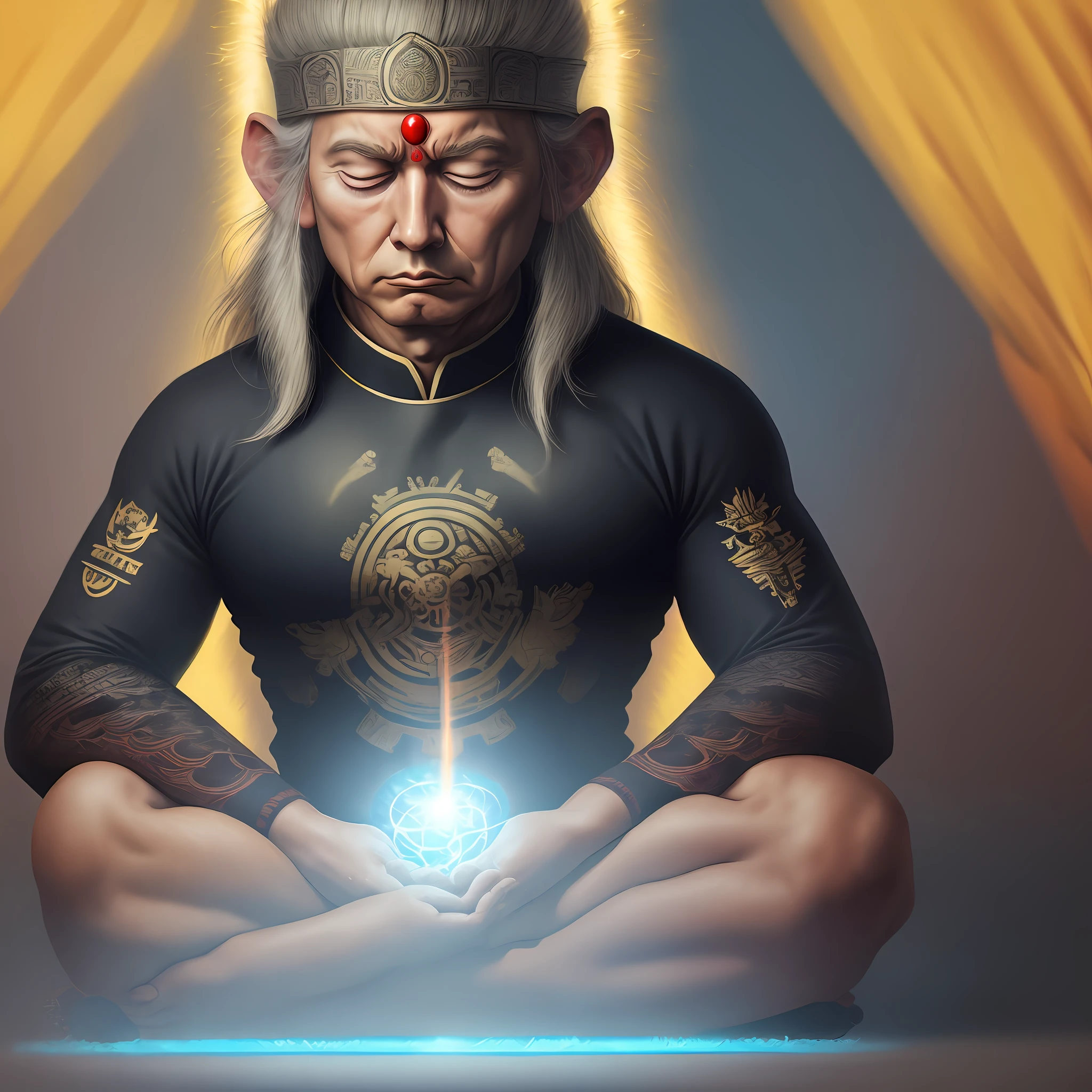Trump meditates