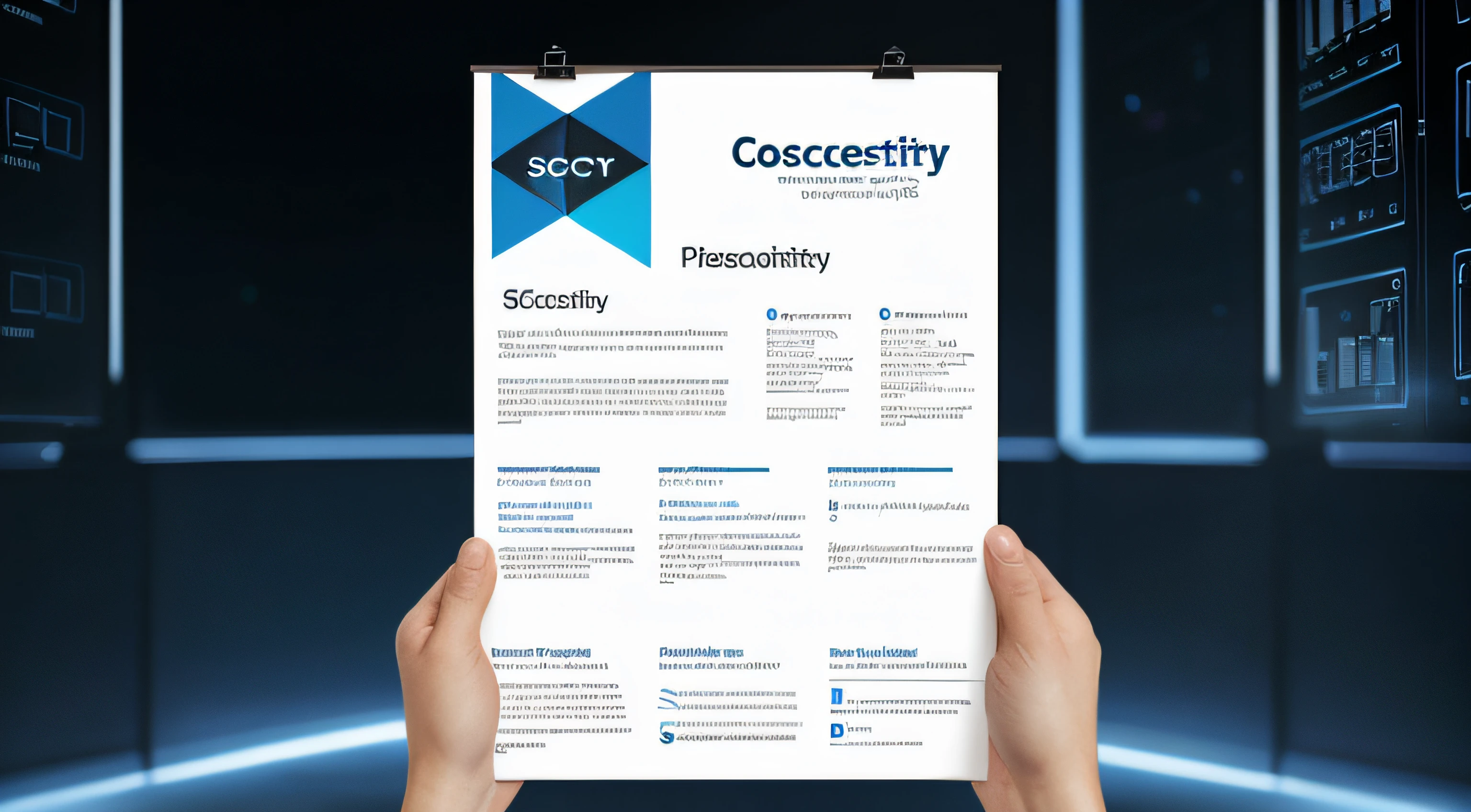Company publicity,poster for,Cybersecurity