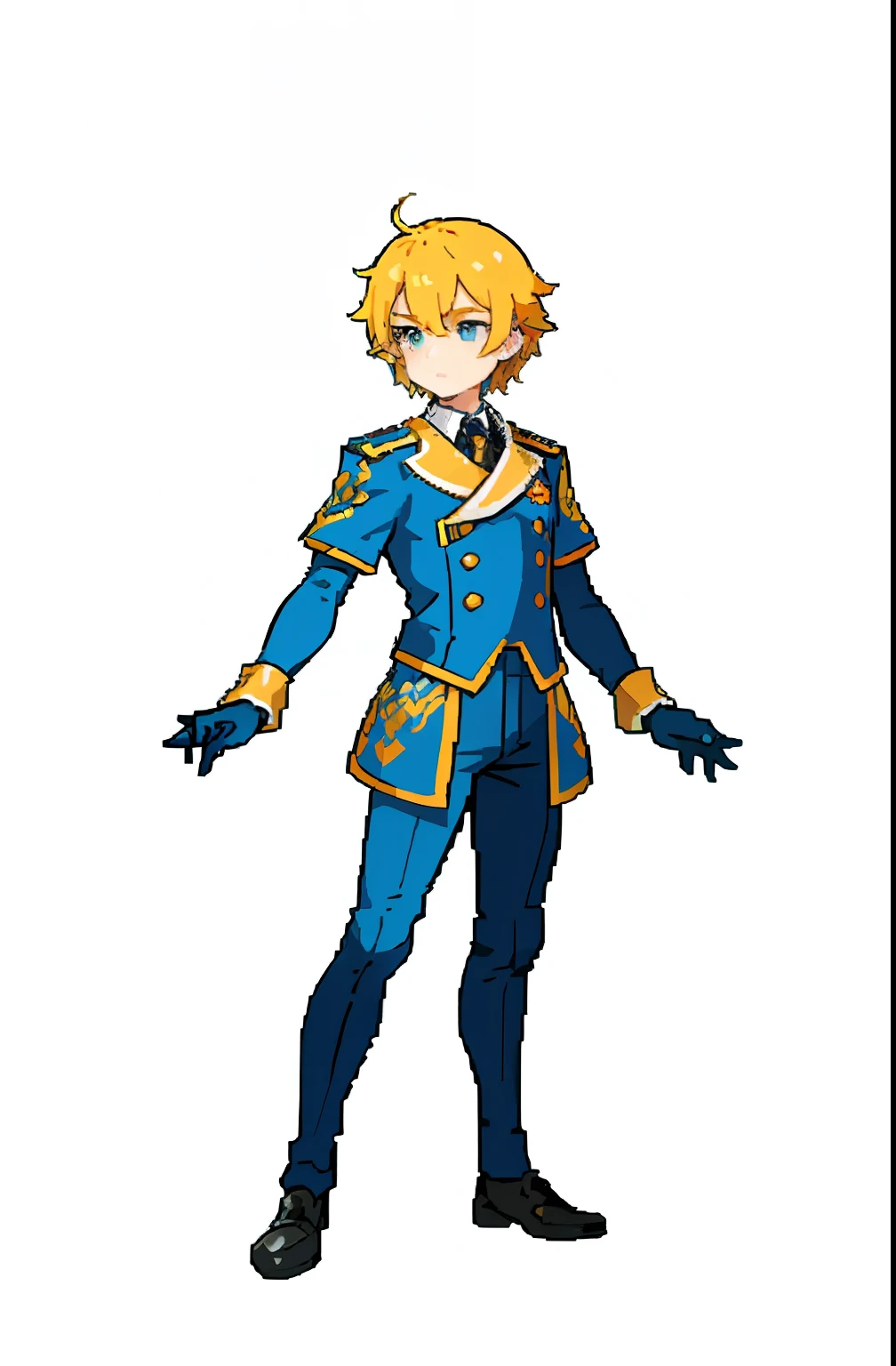 (8k, highest quality, best quality, masterpiece, highly detailed:1.2),
1 boy, ramputan hair, fullbody, uniform