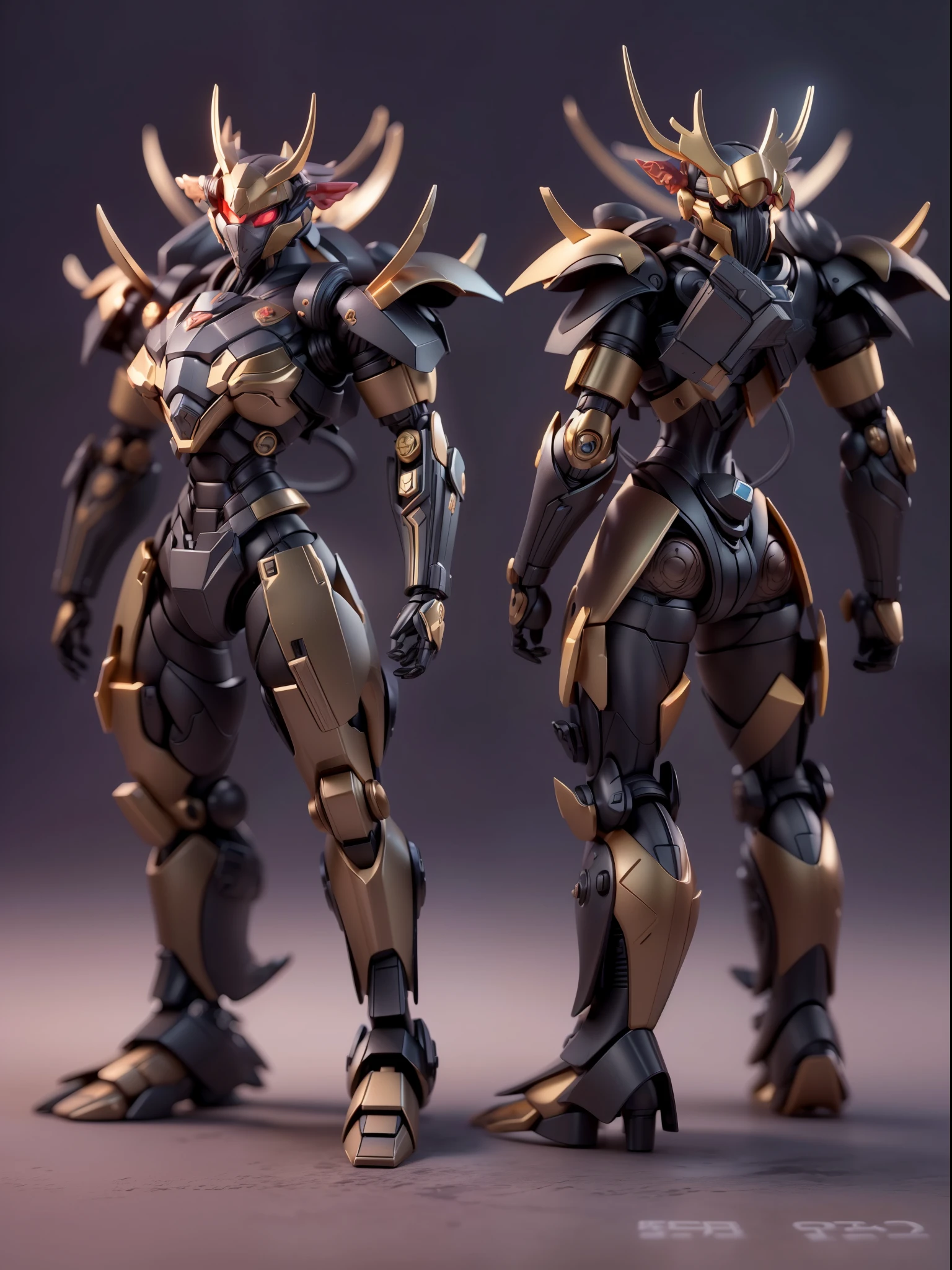 (Blind box toy style:1.3),((Full body shot))(anthropomorphism) , (1 strong chinese dragon mecha warrior)(((solo))) metal mecha,dreamy glow, Clean dark background,Brown black style，(circular base）( Global illumination, Ray tracing, hdr, unreal render,reasonable design, high detail, Masterpiece, Best quality, hyper HD, Cinematic lighting)