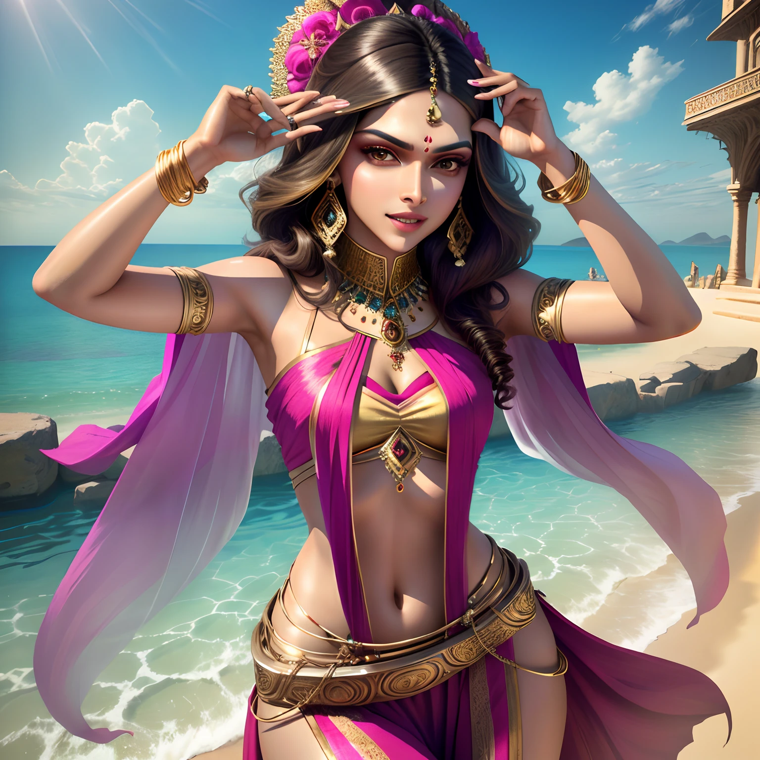 Deepika Padukone 3d look cute