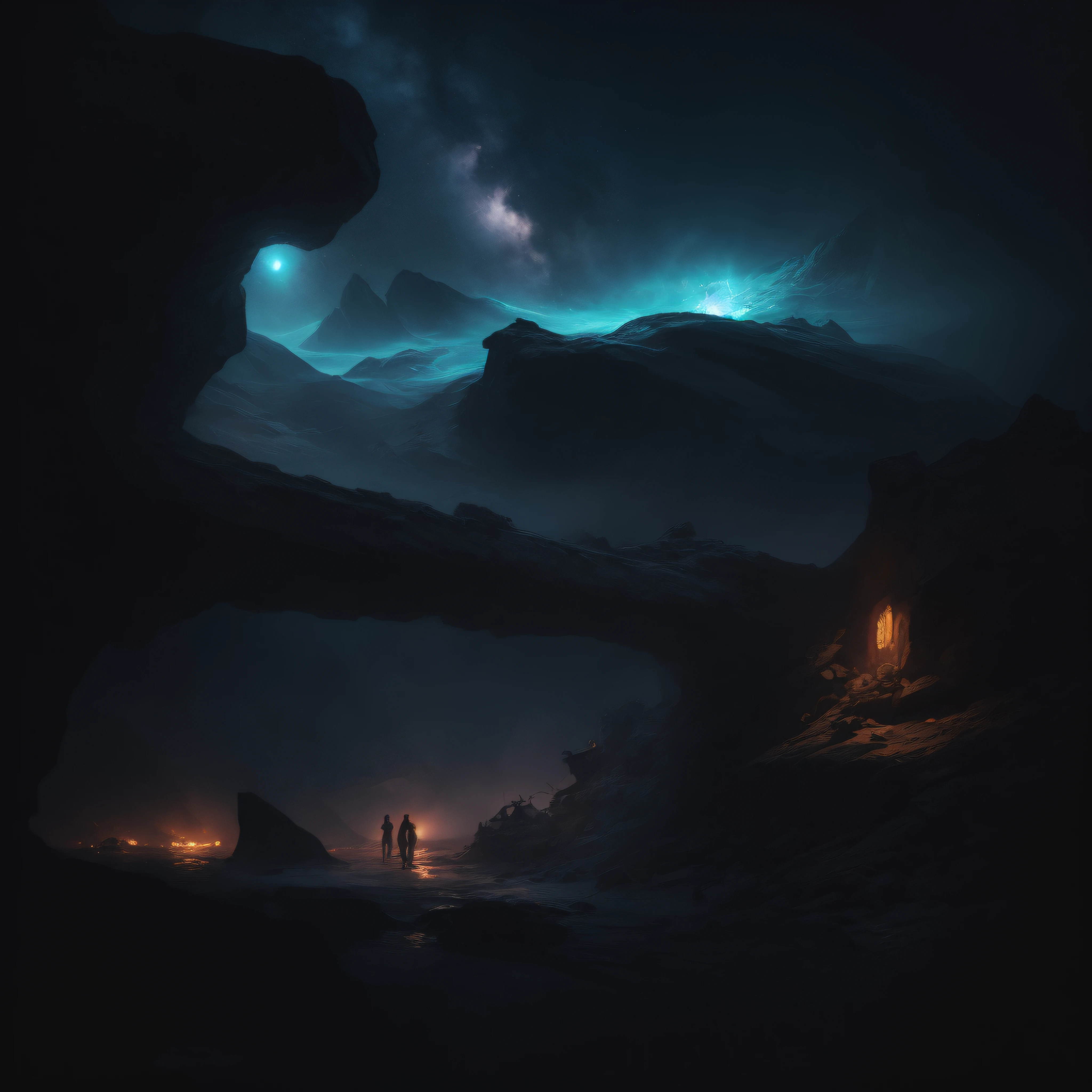 Dream Cosmology: Navigating the Subconscious,mind,brains,lucid dreaming,subconscious,Thoughts,high quality,8k,1 brain, 0 people, scenery, no people, clean scenery