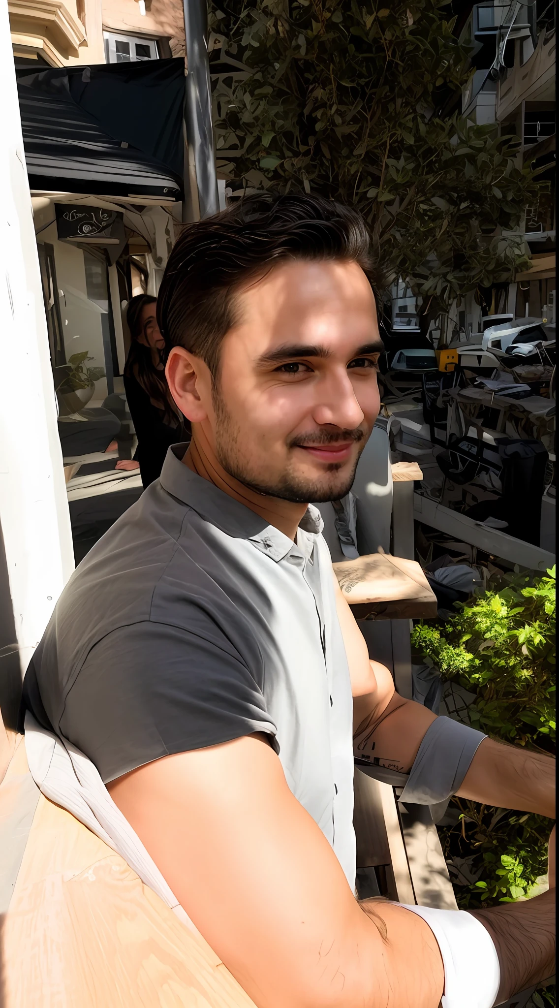 RAW photo, face portrait photo of beautiful 29 y.o man, cute face, wearing black dress, happy face, hard shadows, cinematic shot, dramatic lighting