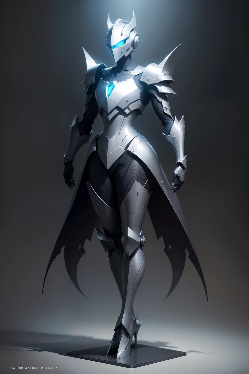 create a stand that is a versatile and enigmatic Stand that resembles sleek futuristic designs, medieval armor, robotic elements, and surreal shapes.