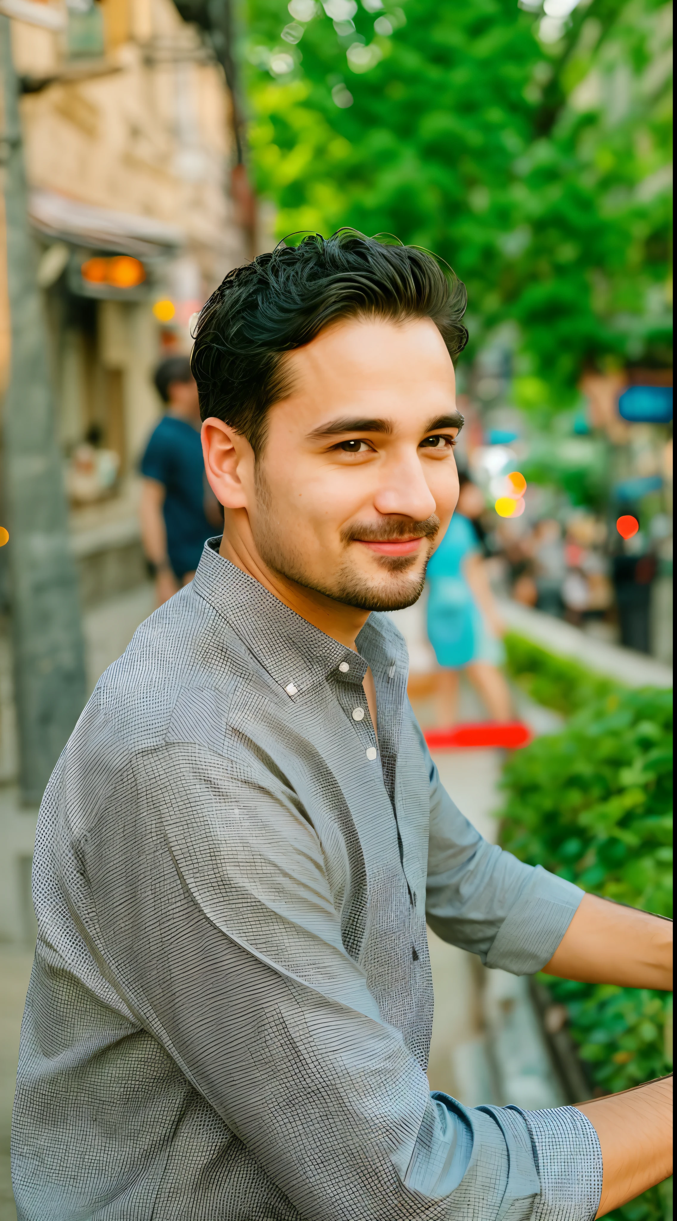 RAW photo, face portrait photo of beautiful 29 y.o man, cute face, wearing black dress, happy face, hard shadows, cinematic shot, dramatic lighting